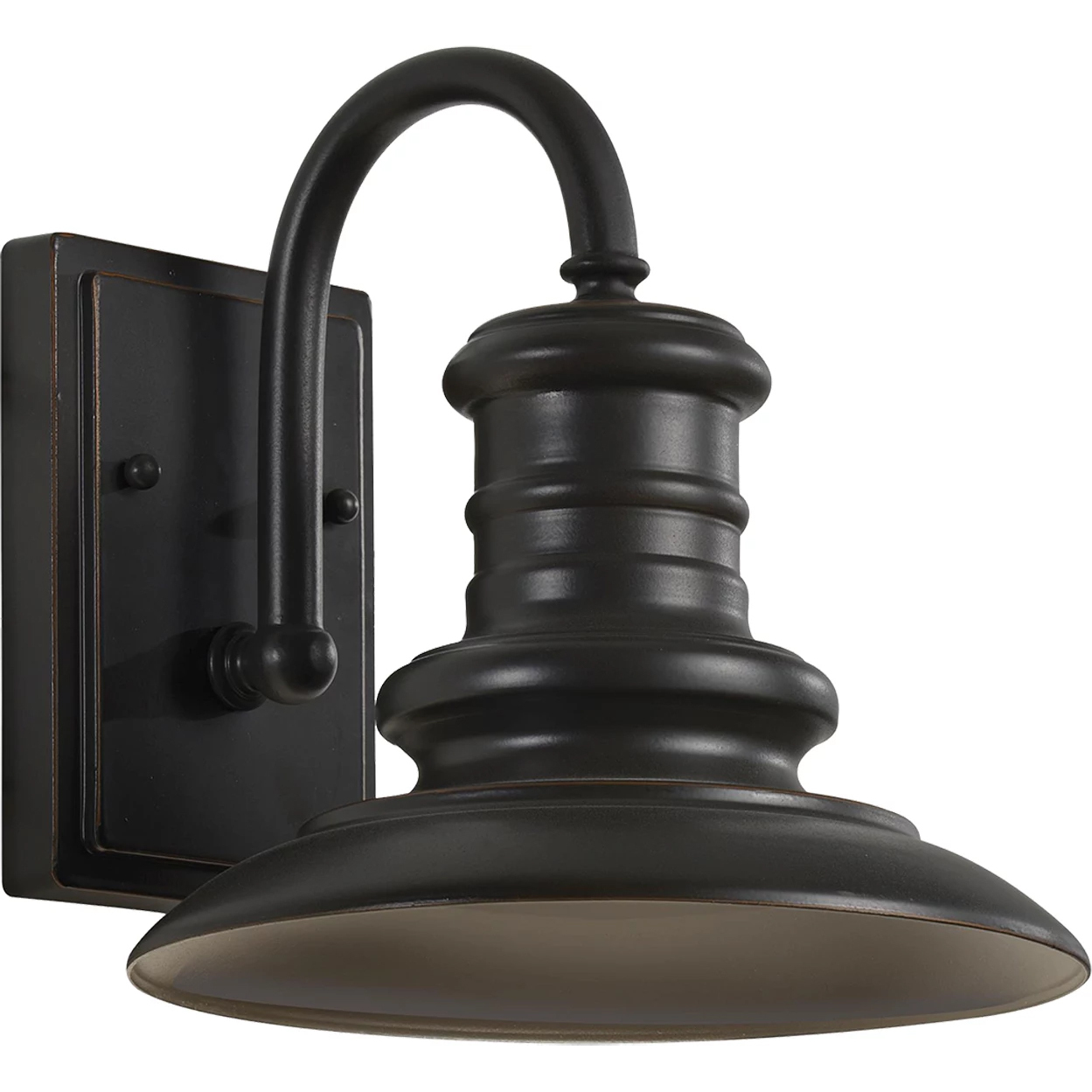 Redding Station 1 Light 9.69 inch Restoration Bronze Outdoor Wall Lantern, Small