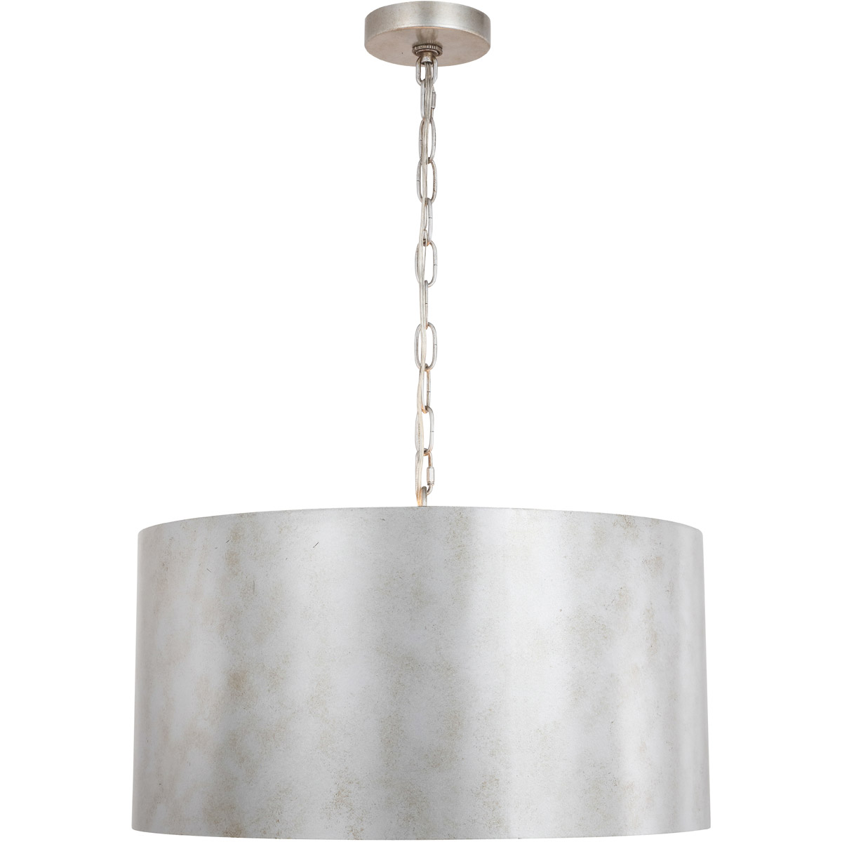 Miro 3 Light 20 inch Vintage Silver Pendant Ceiling Light