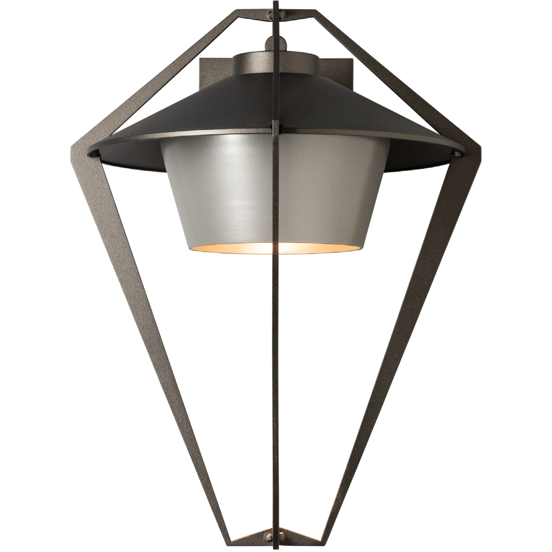 Stellar 1 Light 18.5 inch Coastal Burnished Steel/Coastal Natural Iron Outdoor Sconce, Small