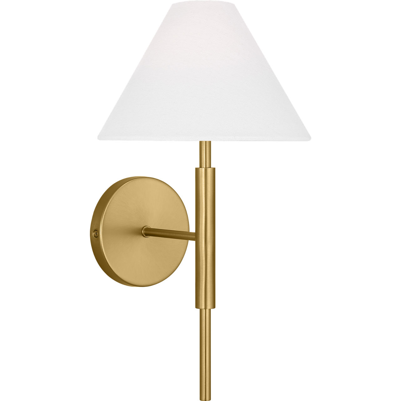 Drew & Jonathan Porteau 1 Light 9 inch Satin Brass Bath Vanity Wall Sconce Wall Light