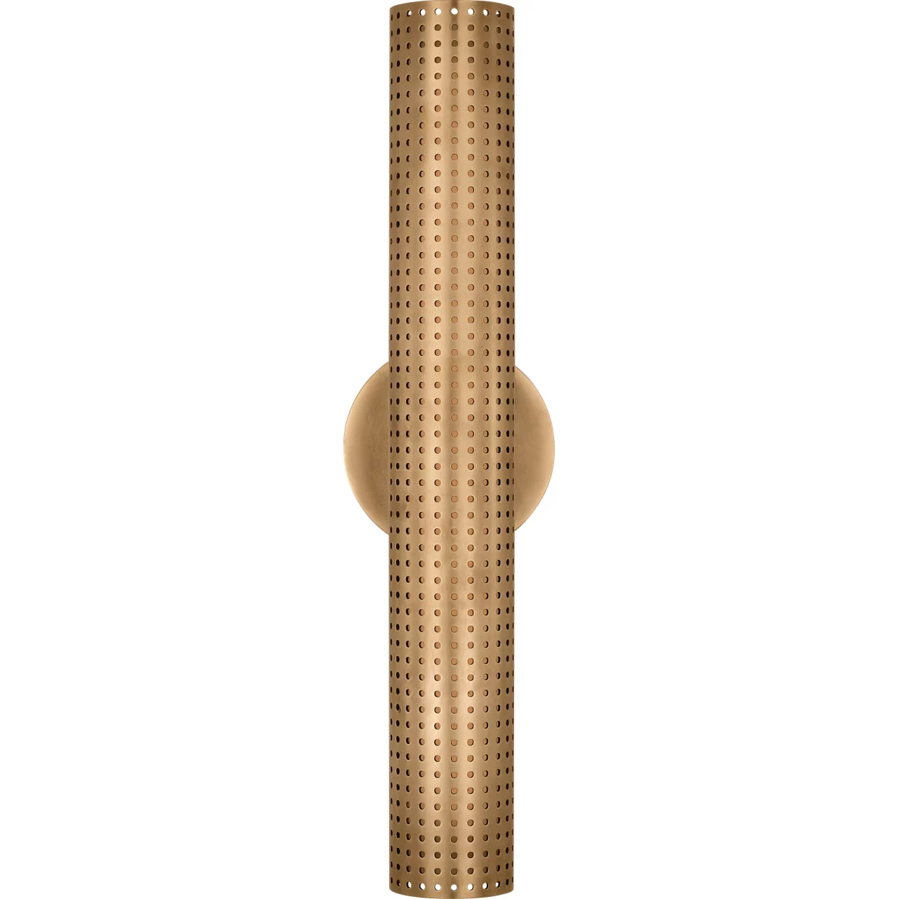 Kelly Wearstler Precision LED 4.5 inch Antique-Burnished Brass Bullet Sconce Wall Light