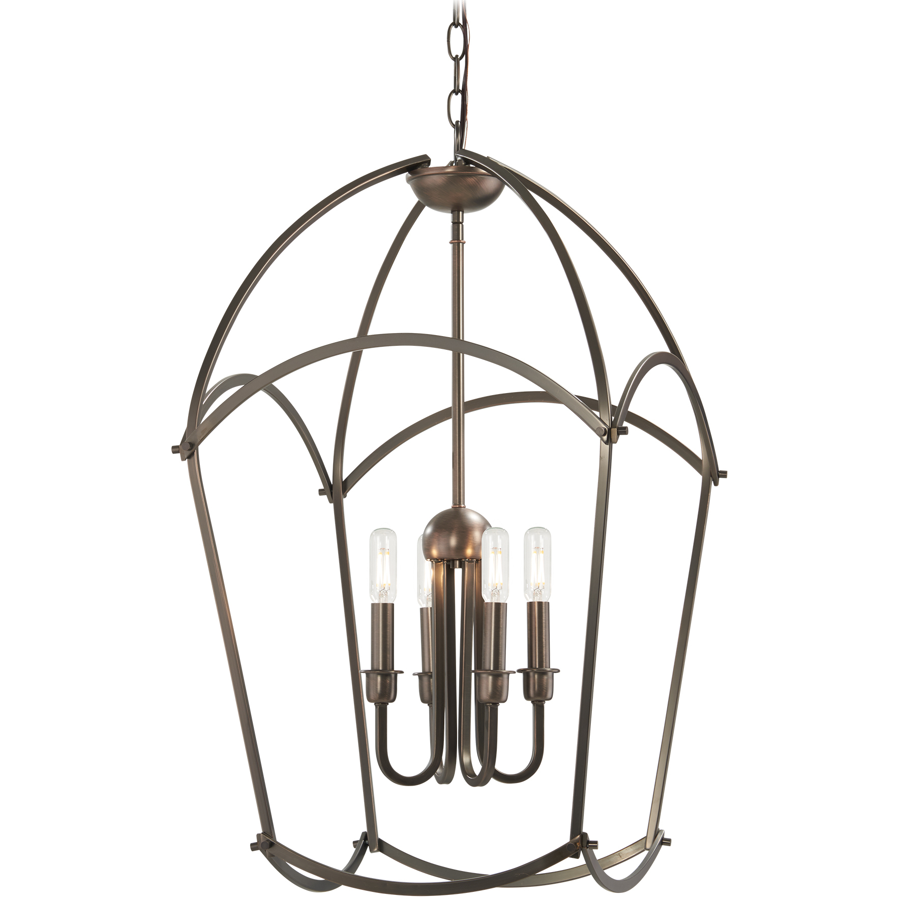 Jupiter's Canopy 4 Light 17 inch Harvard Court Bronze Pendant Ceiling Light