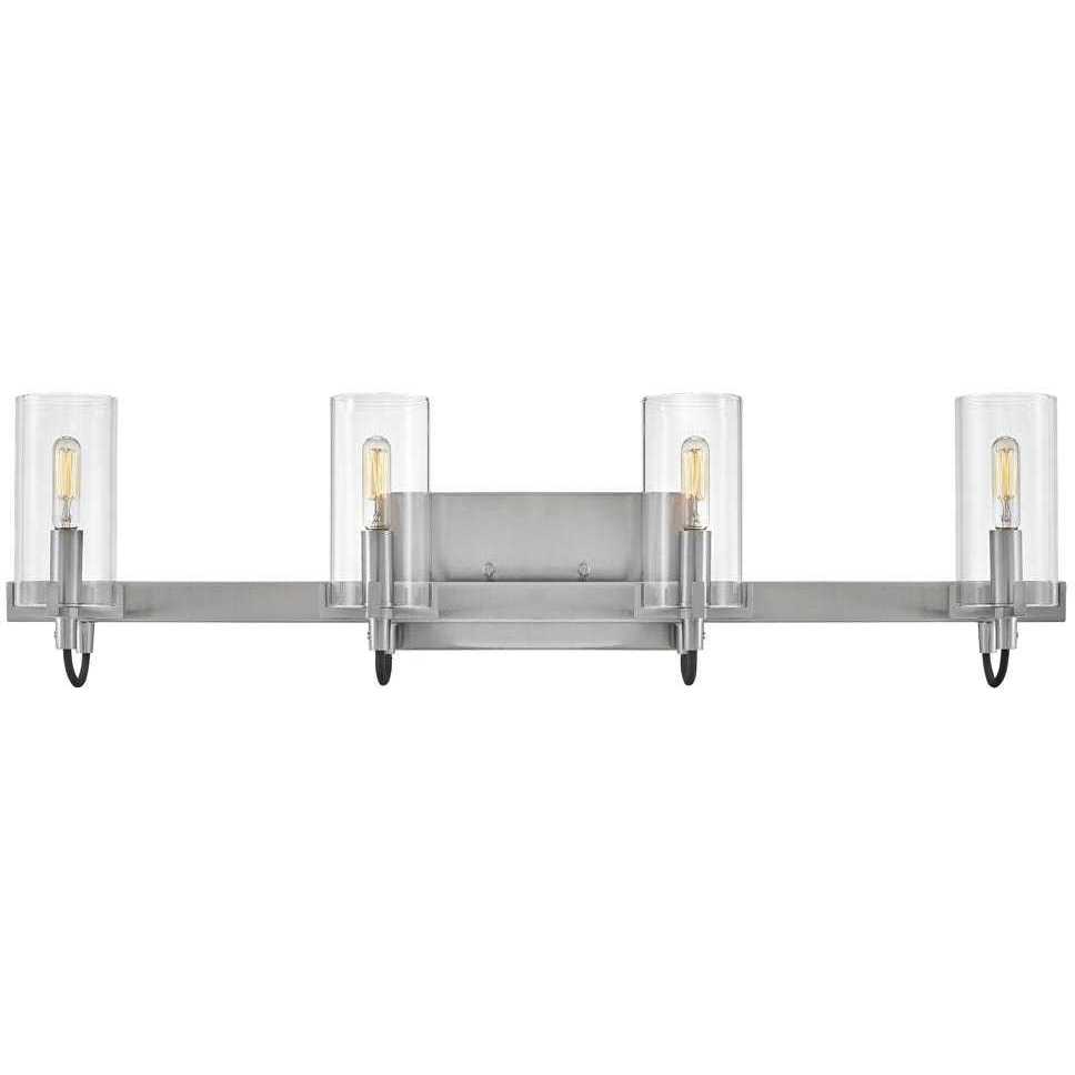Ryden 30 inch Brushed Nickel Vanity Light Wall Light