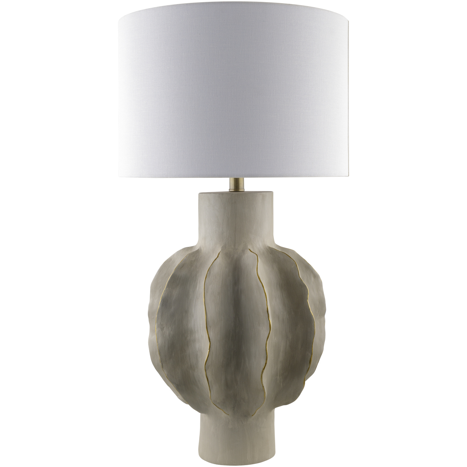 Eterne 30 inch 100 watt Light Gray Accent Table Lamp Portable Light