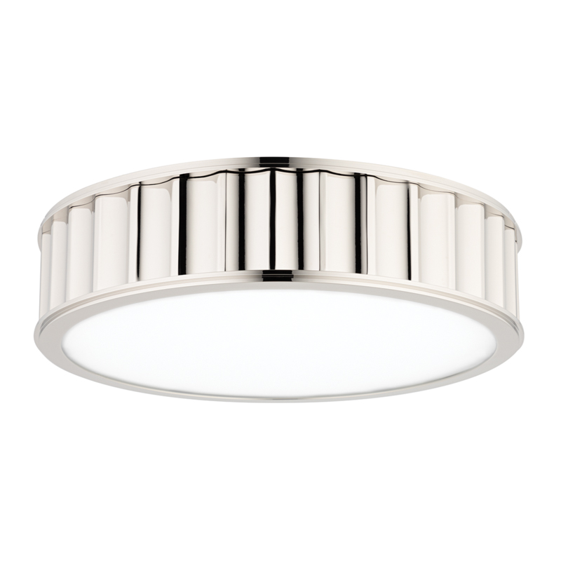 Middlebury 3 Light 16 inch Polished Nickel Flush Mount Ceiling Light