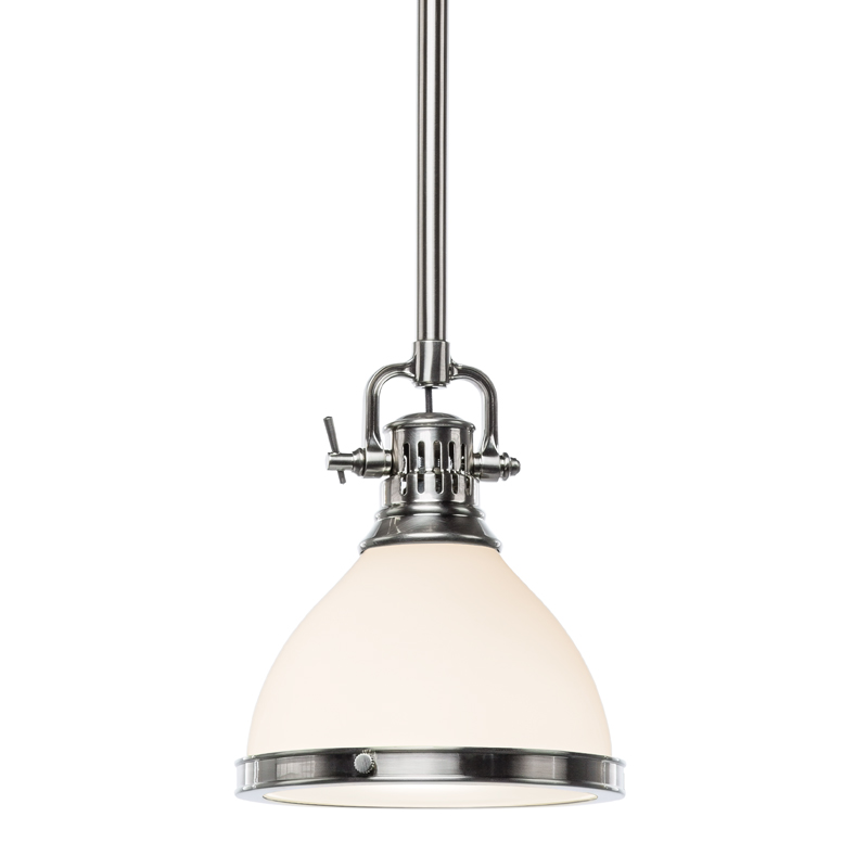 Randolph 1 Light 7 inch Satin Nickel Pendant Ceiling Light
