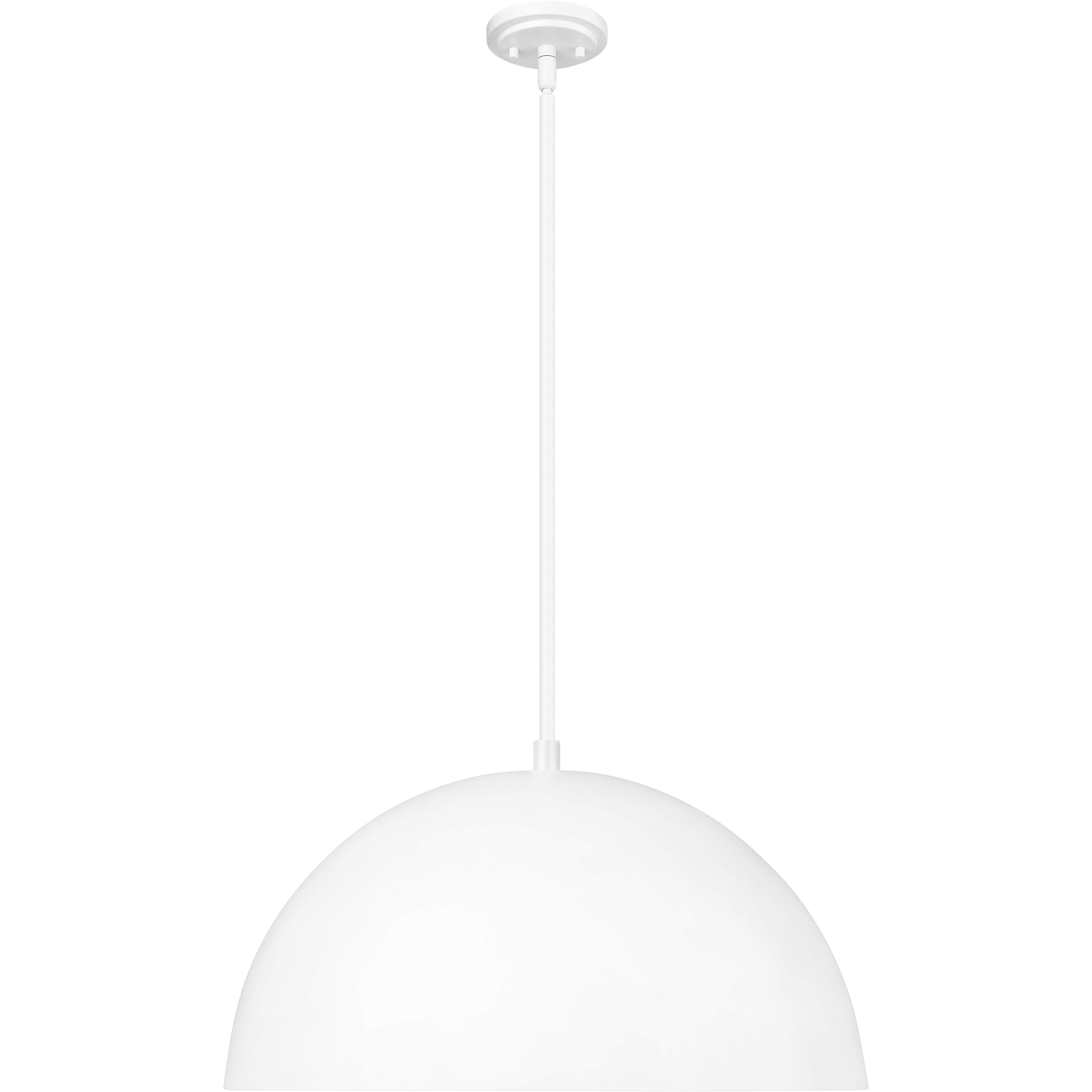 Vega 3 Light 23.75 inch Matte White Pendant Ceiling Light