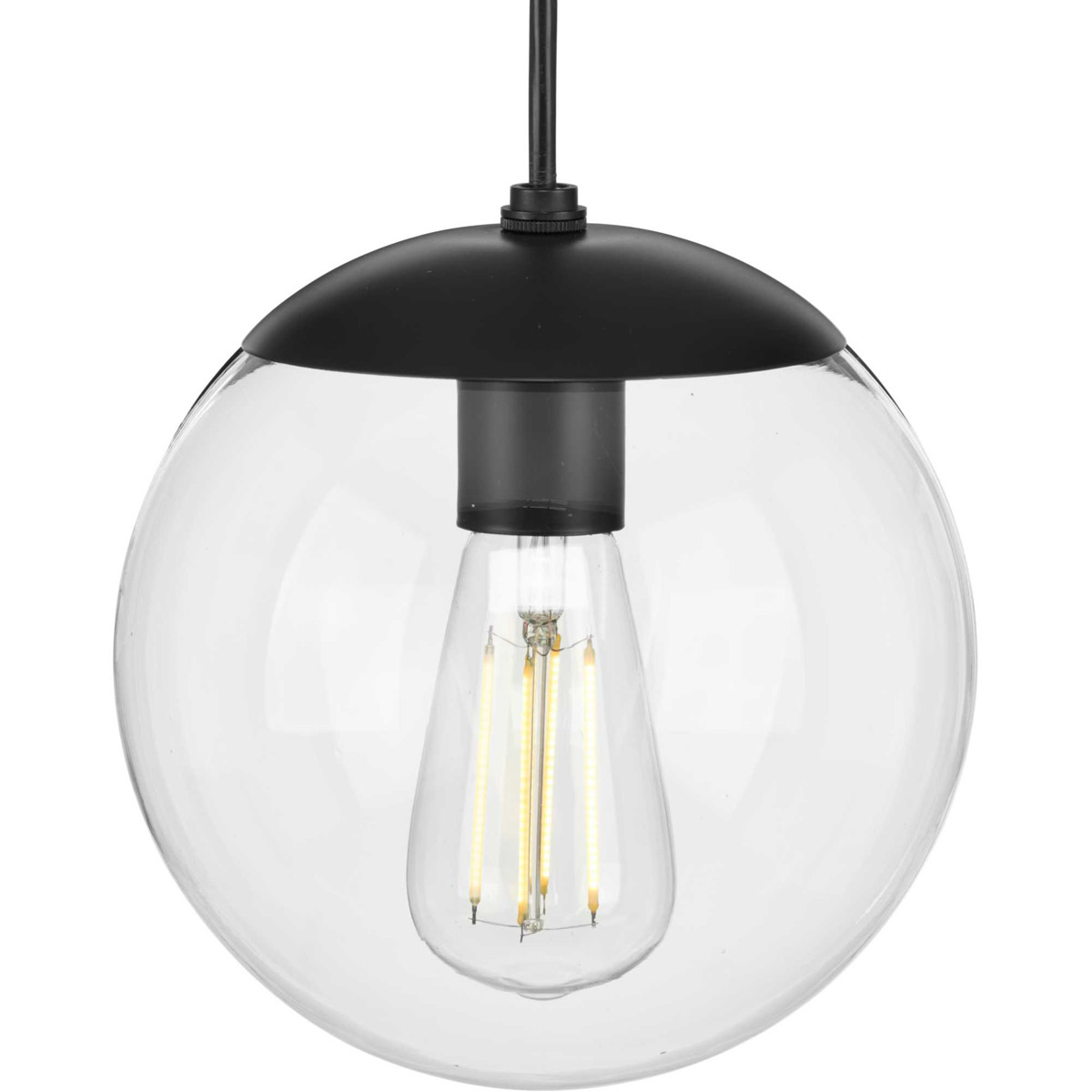 Atwell 1 Light 8 inch Matte Black Pendant Ceiling Light, Small