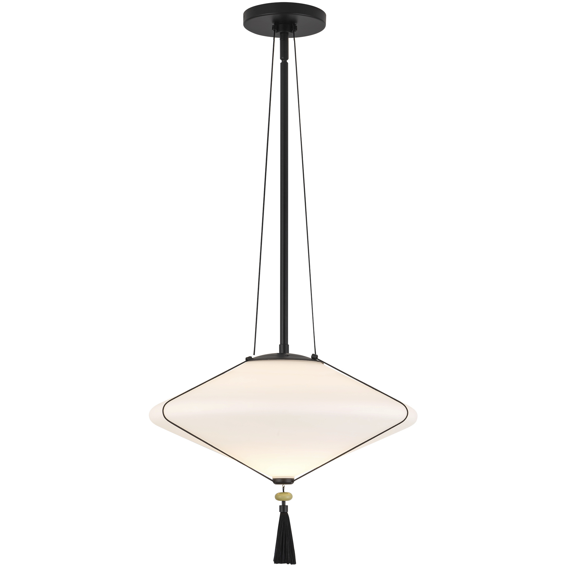 Alora Mood Reeve 1 Light 14.75 inch Matte Black Pendant Ceiling Light