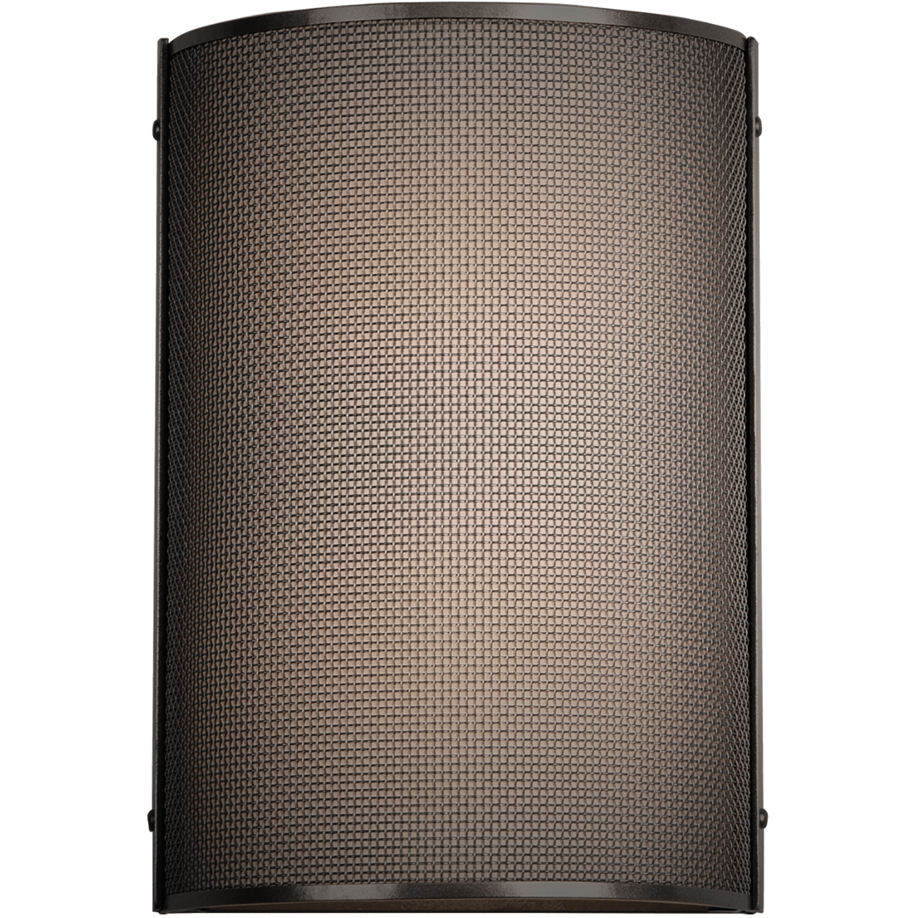 Uptown Mesh 2 Light 7.8 inch Graphite Cover Sconce Wall Light