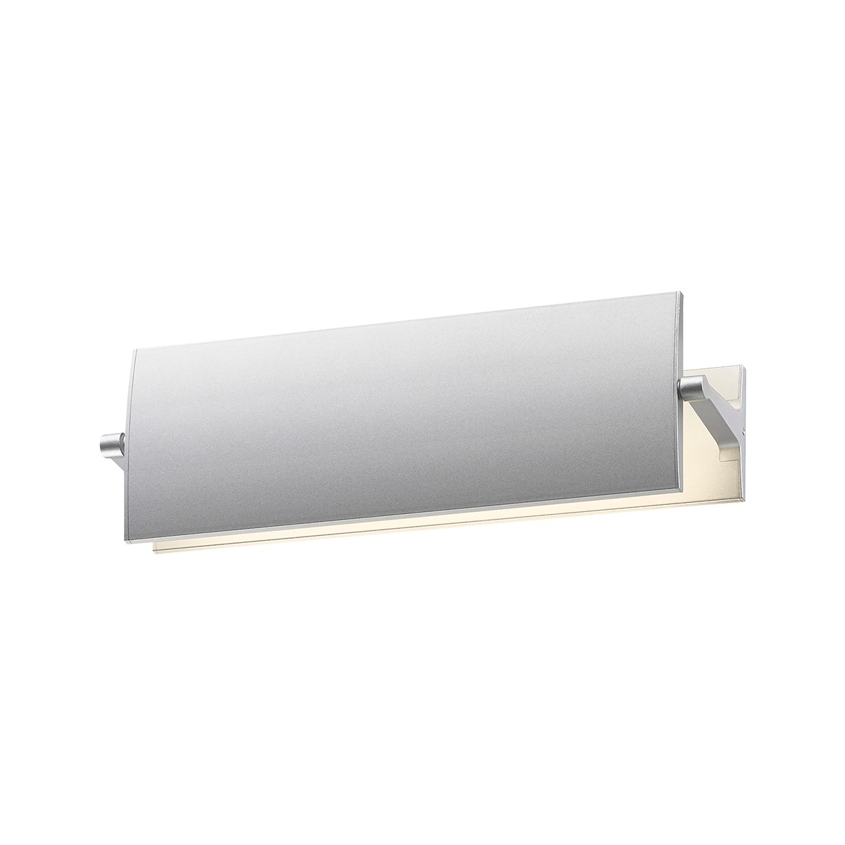 Aileron LED Bright Satin Aluminum Sconce Wall Light