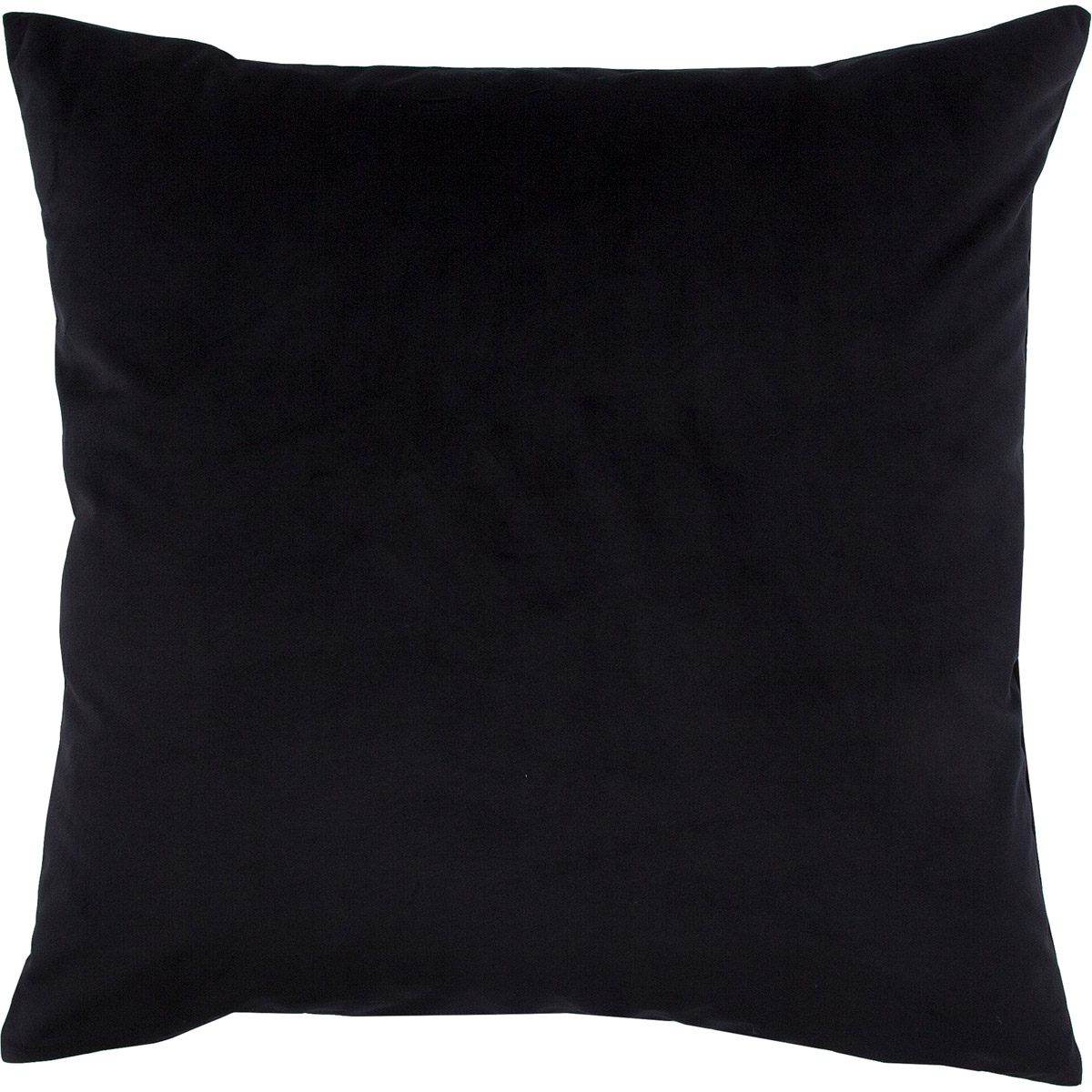 Midnight 20 inch Black Pillow