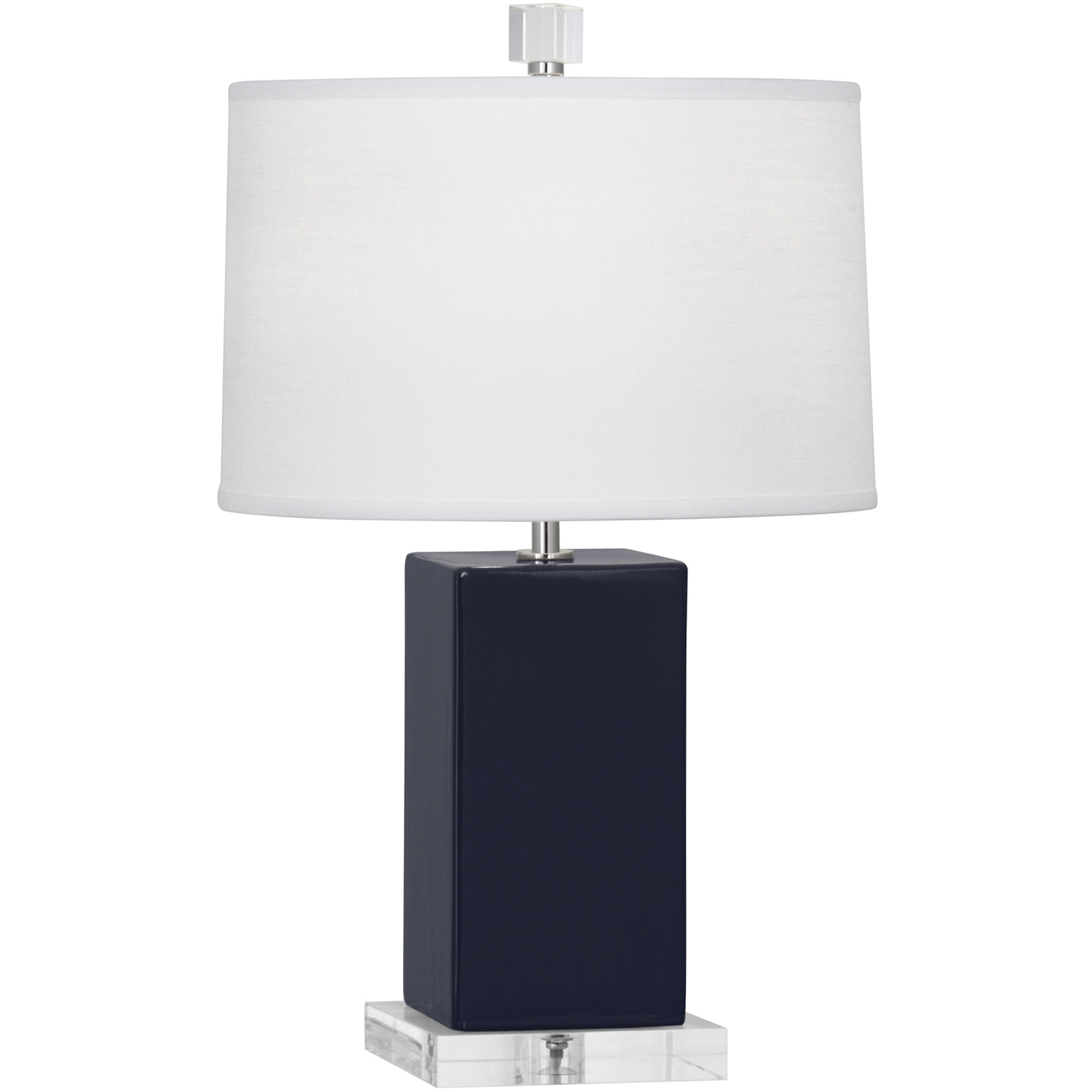 Small Harvey 19.13 inch 60 watt Midnight Blue Accent Lamp Portable Light