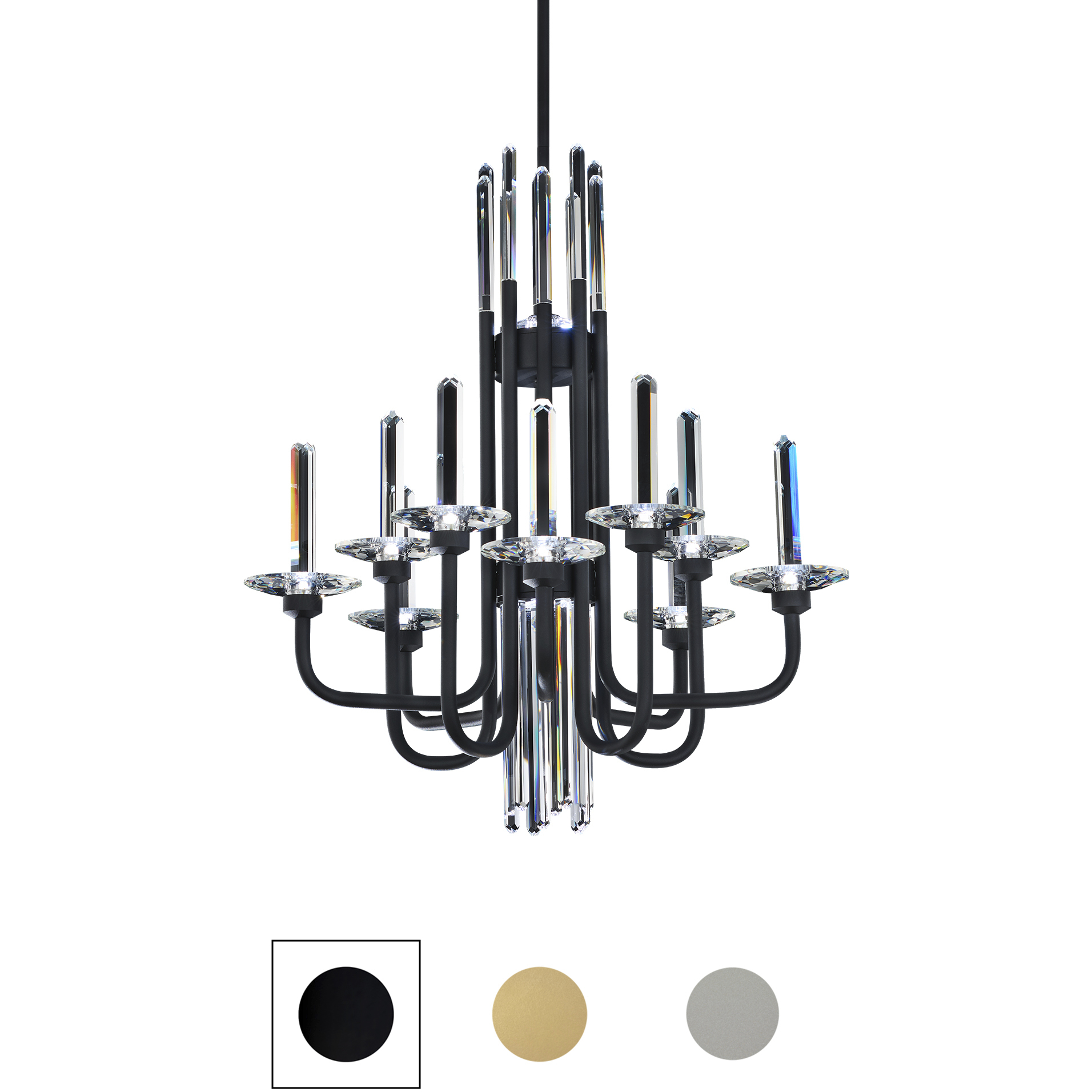 Signature Calliope LED 24 inch Soft Silver Chandelier Ceiling Light
