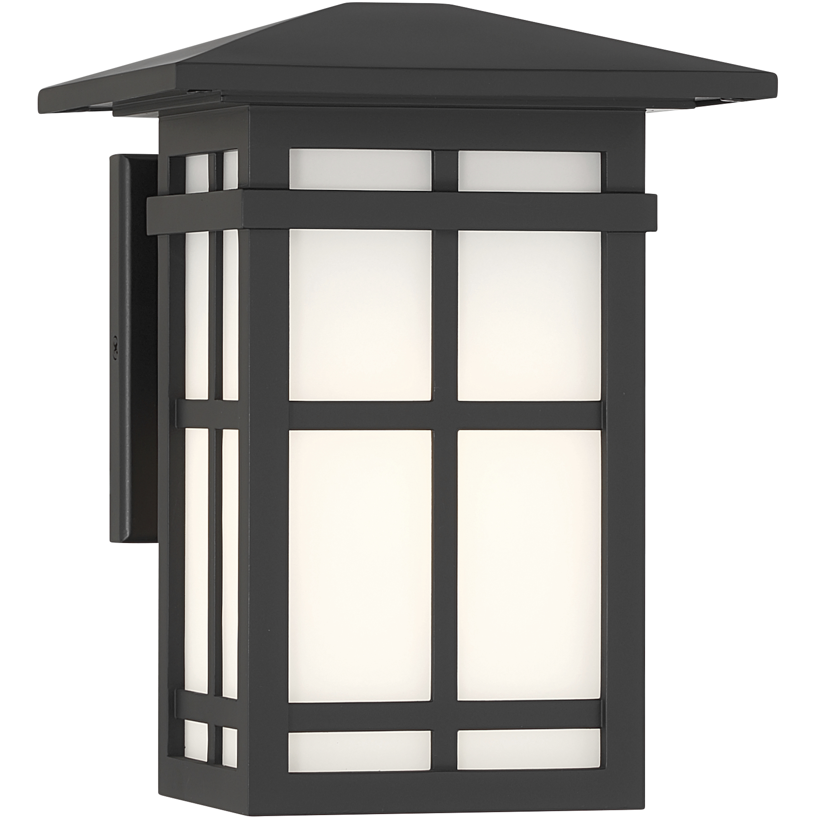 Grydton 1 Light 10 inch Dark Matte Black Outdoor Wall Lantern