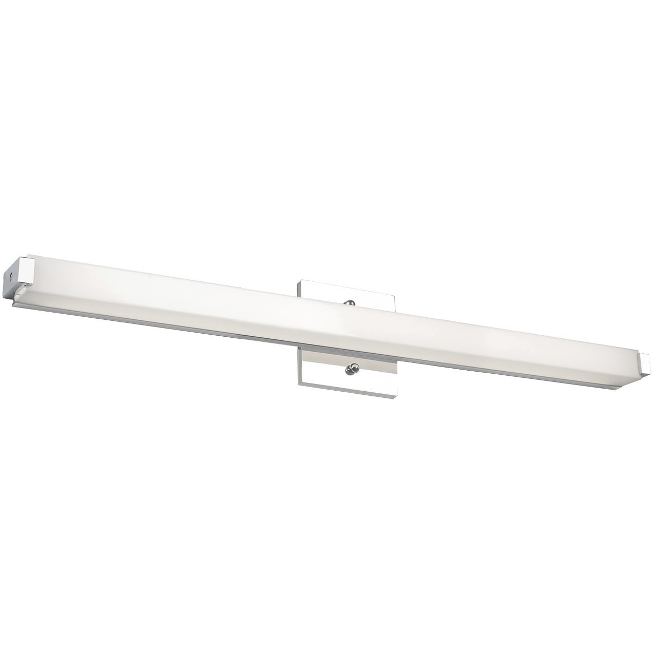 Latitude-Slim LED 24.63 inch Chrome Vanity Light Wall Light