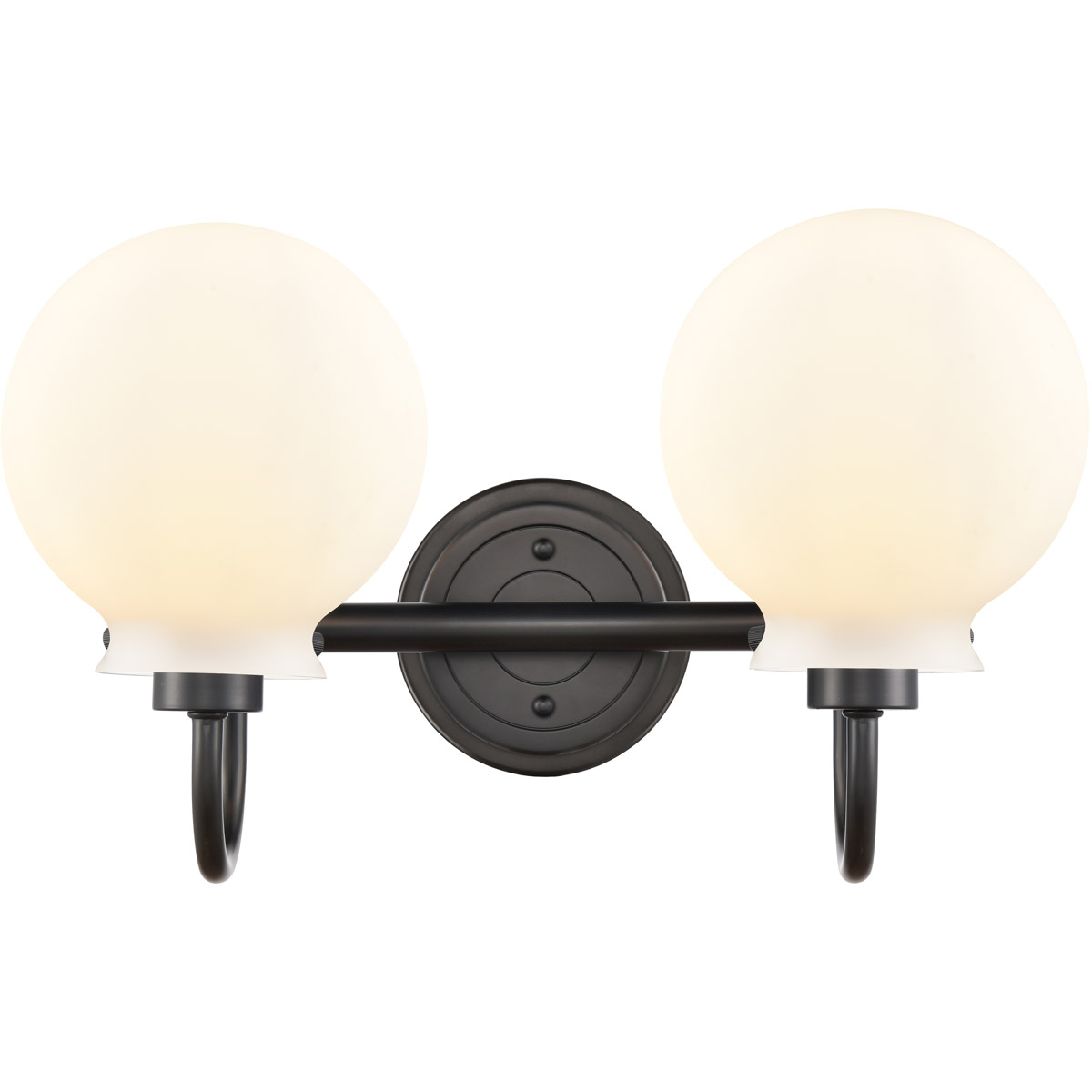 Olivia LED 17 inch Matte Black Bath Vanity Light Wall Light
