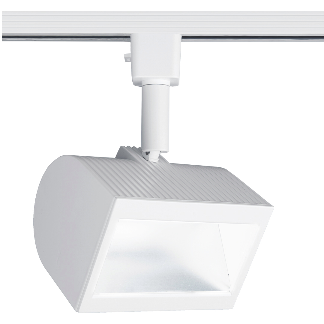LED3020 1 Light 120 VAC White Wall Wash Track Head Ceiling Light in 4000K, J Track