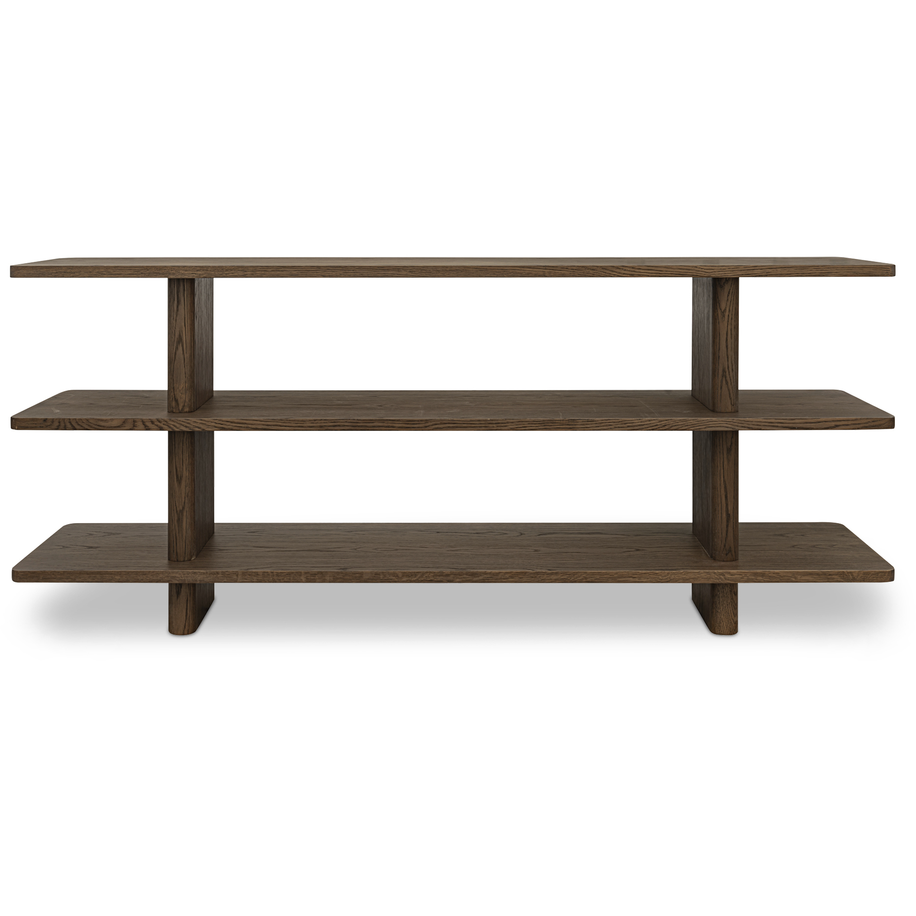 Casey FC Dark Brown Bookcase, Small
