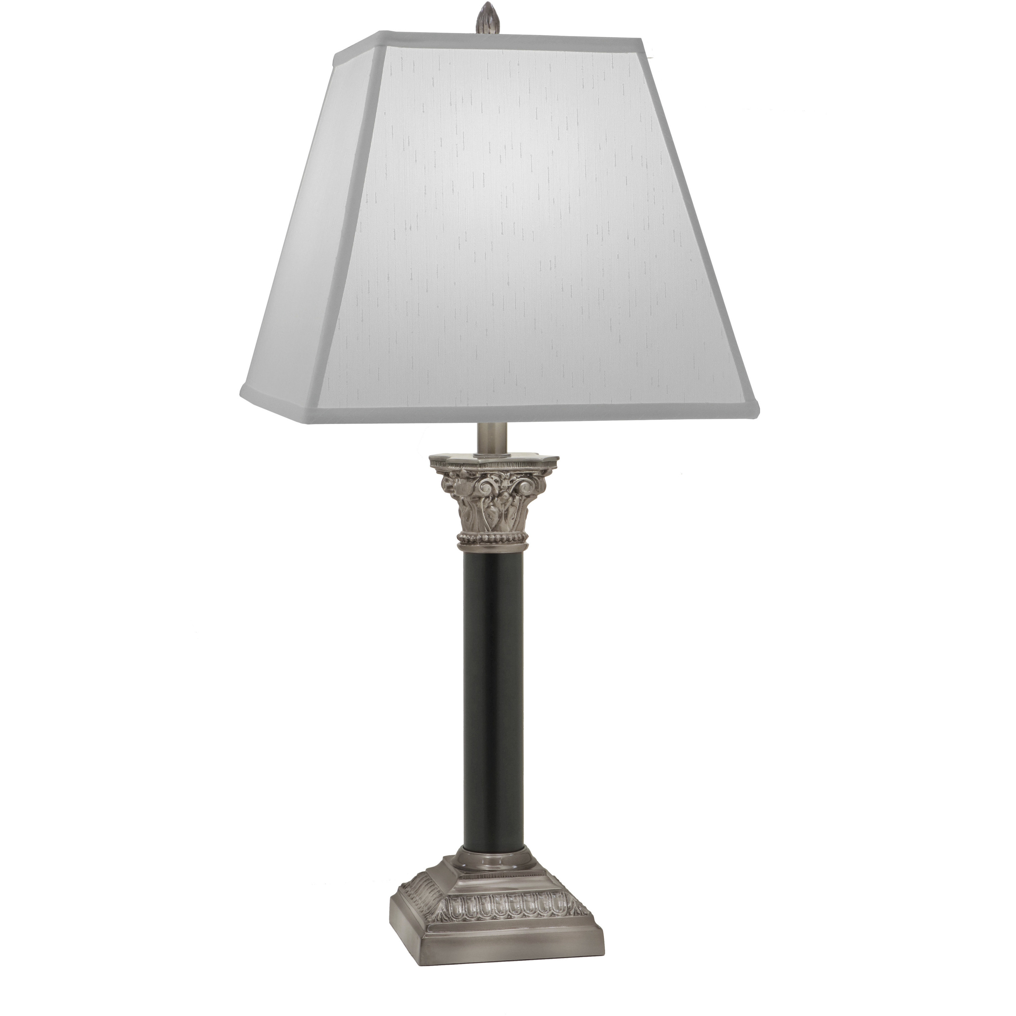 Ellie 31 inch 100 watt Antique Nickel Table Lamp Portable Light