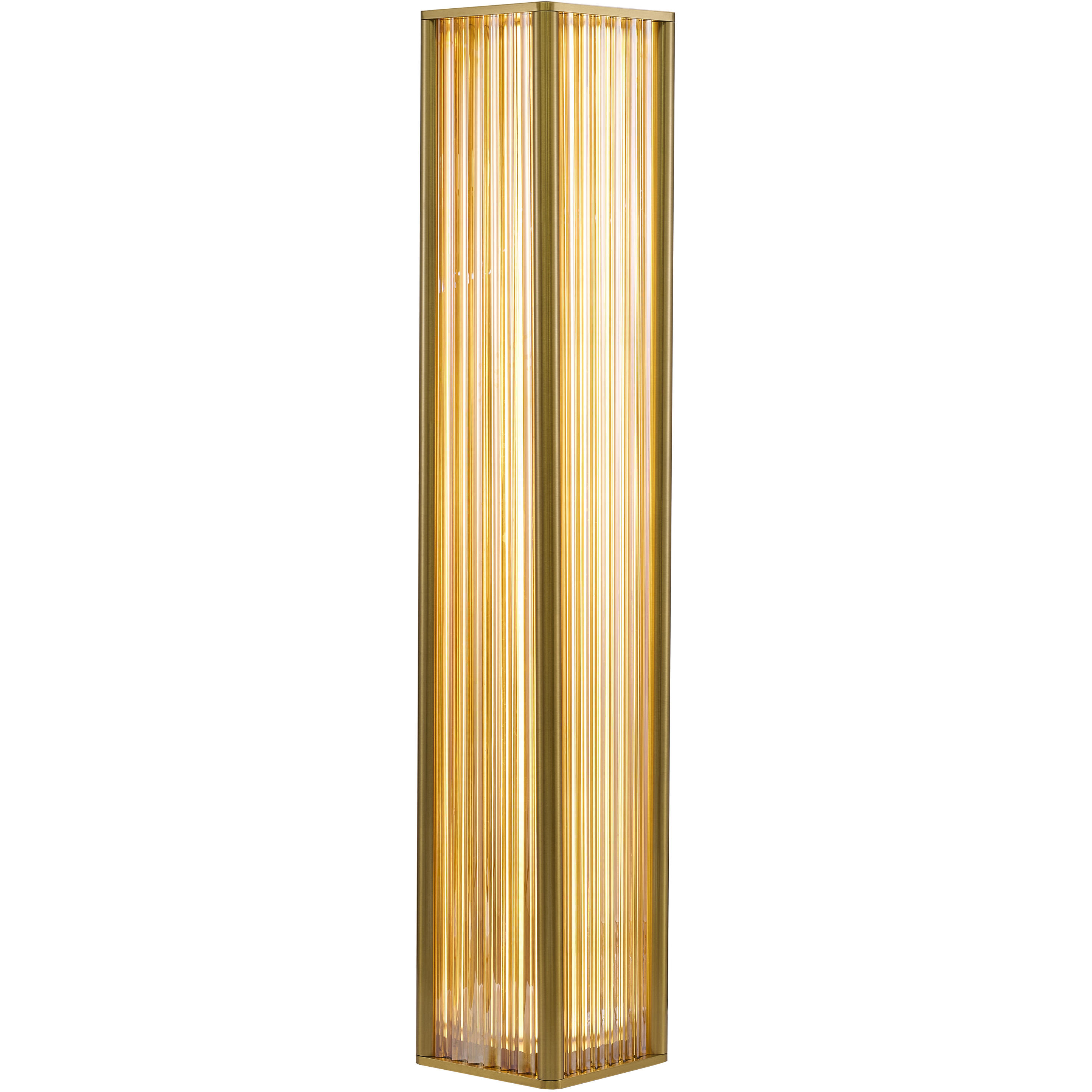 Canada 59 inch 20 watt Satin Brass Floor Lamp Portable Light