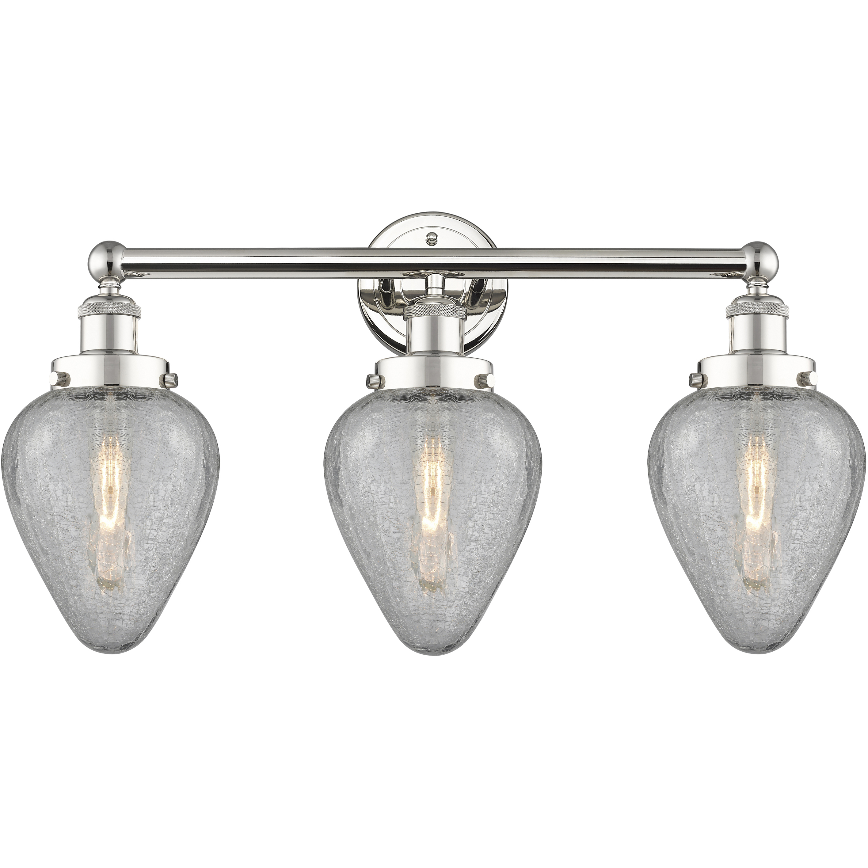 Geneseo 3 Light 24 inch Polished Nickel Bath Vanity Light Wall Light