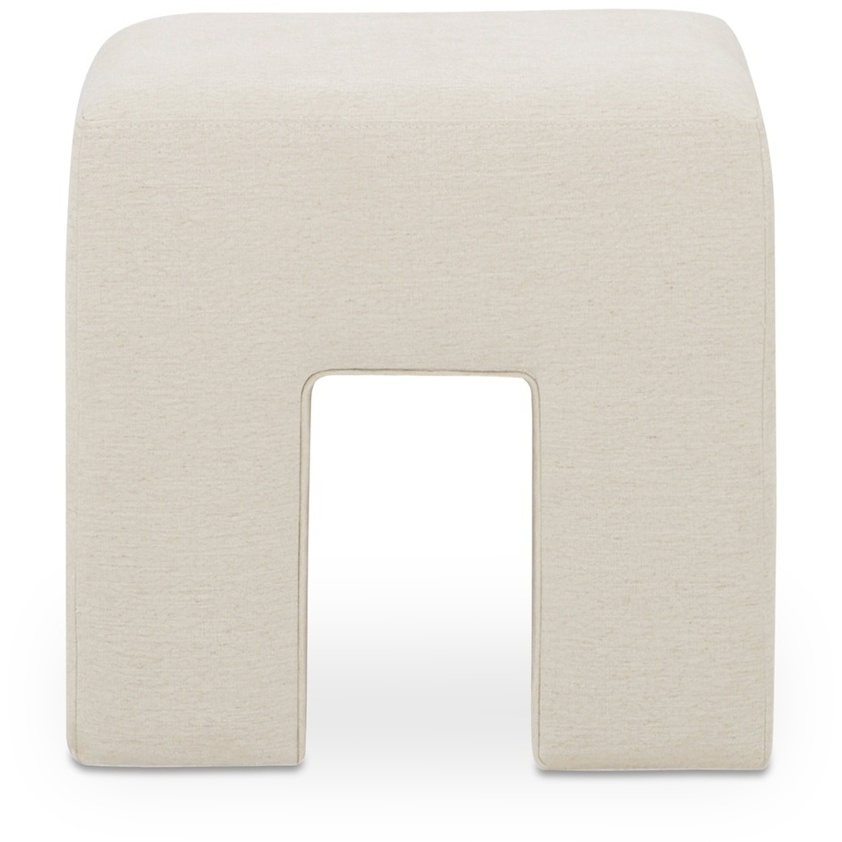 Aidy 17.75 inch White Stool