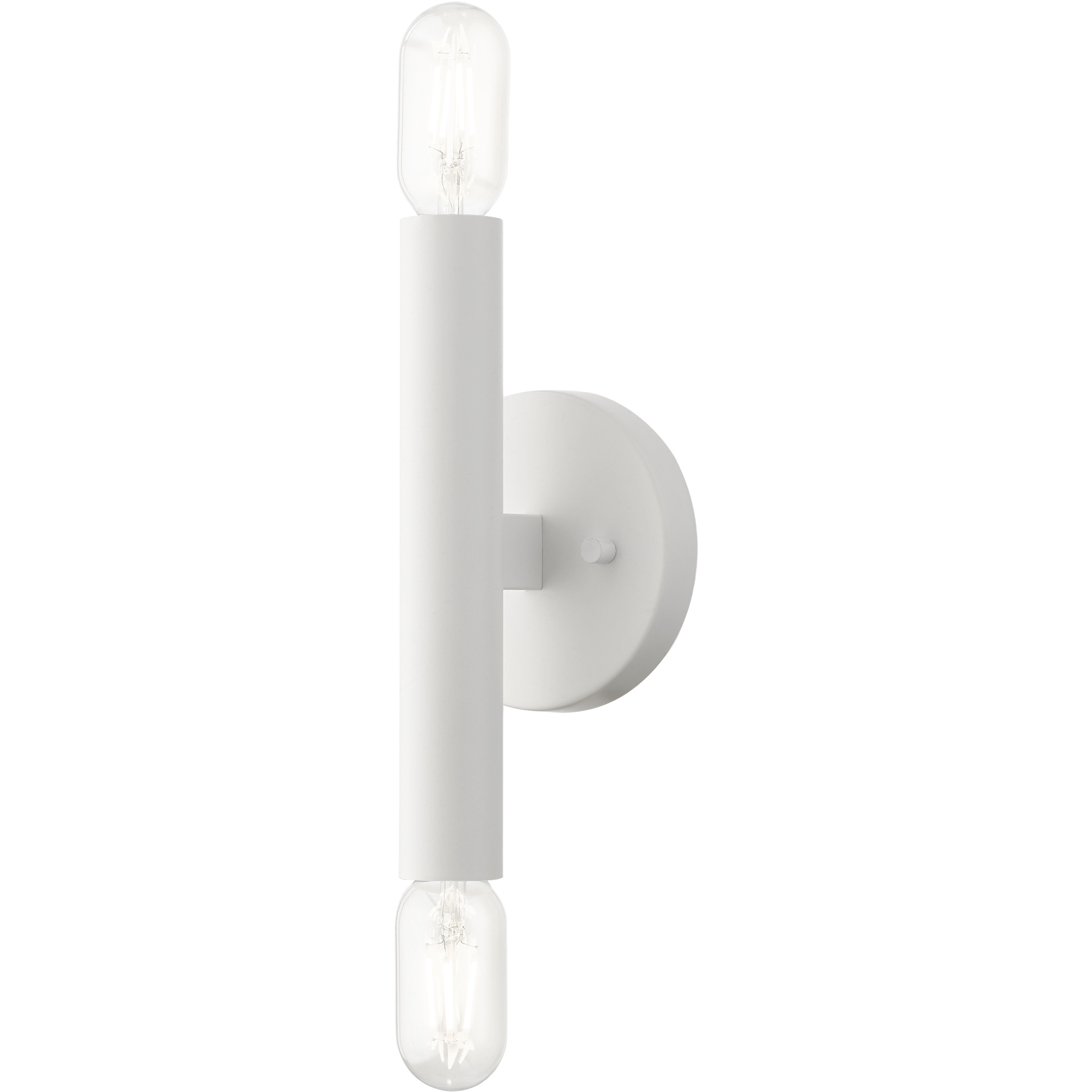 Copenhagen 2 Light 5.13 inch White ADA Sconce Wall Light