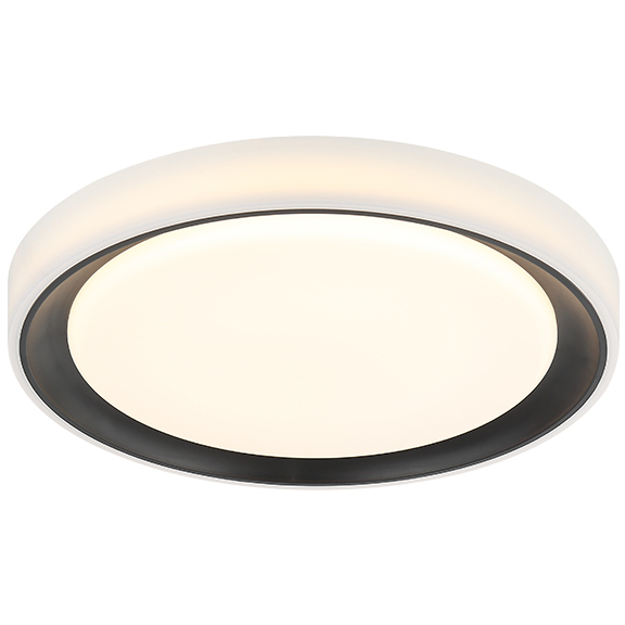 Oculus LED 15.75 inch Black Flush Mount Ceiling Light