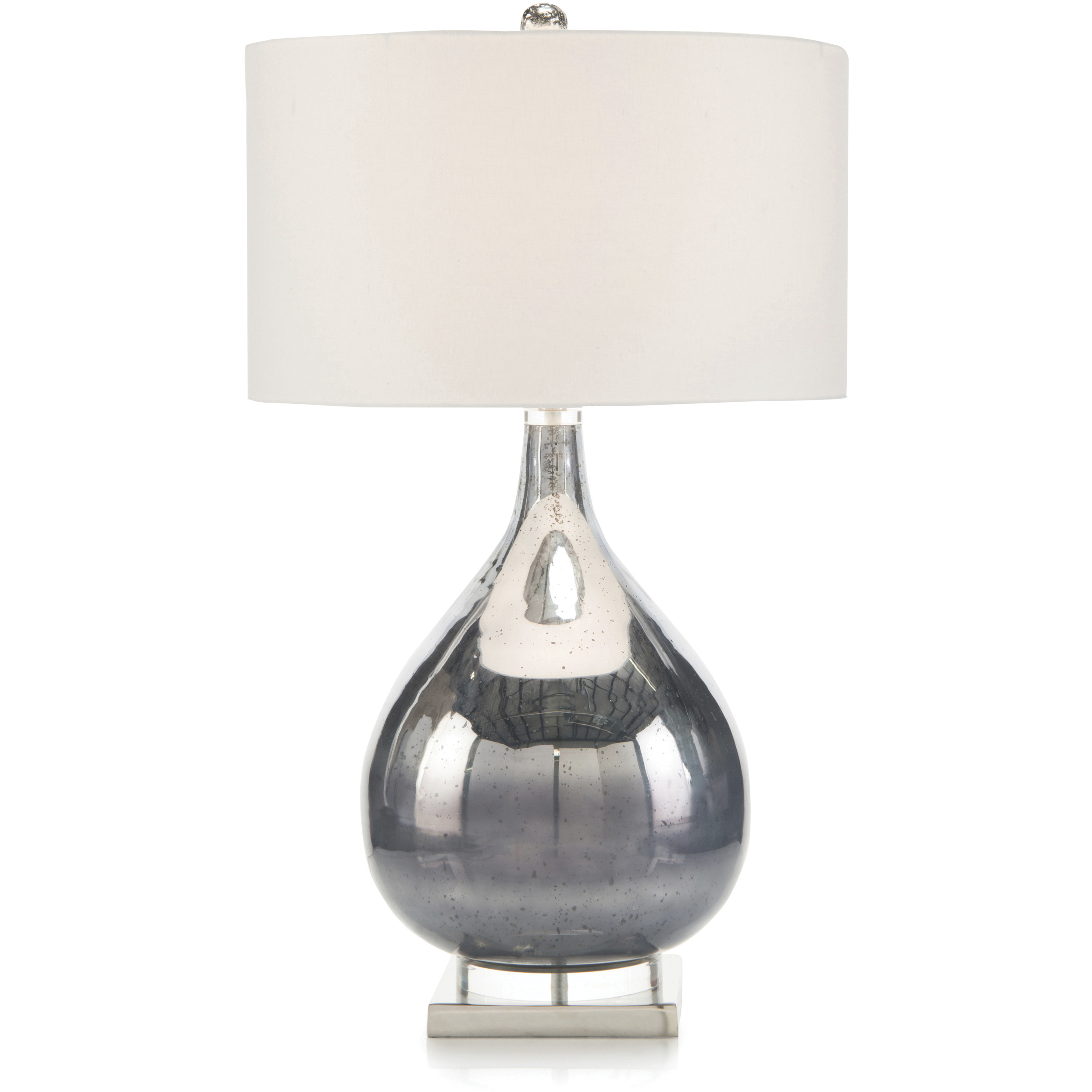 Smoky Smokey Blue Table Lamp Portable Light