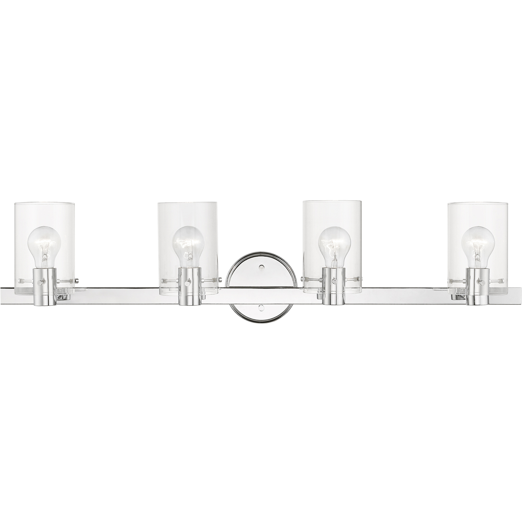 Munich 4 Light 35.5 inch Polished Chrome Vanity Sconce Wall Light