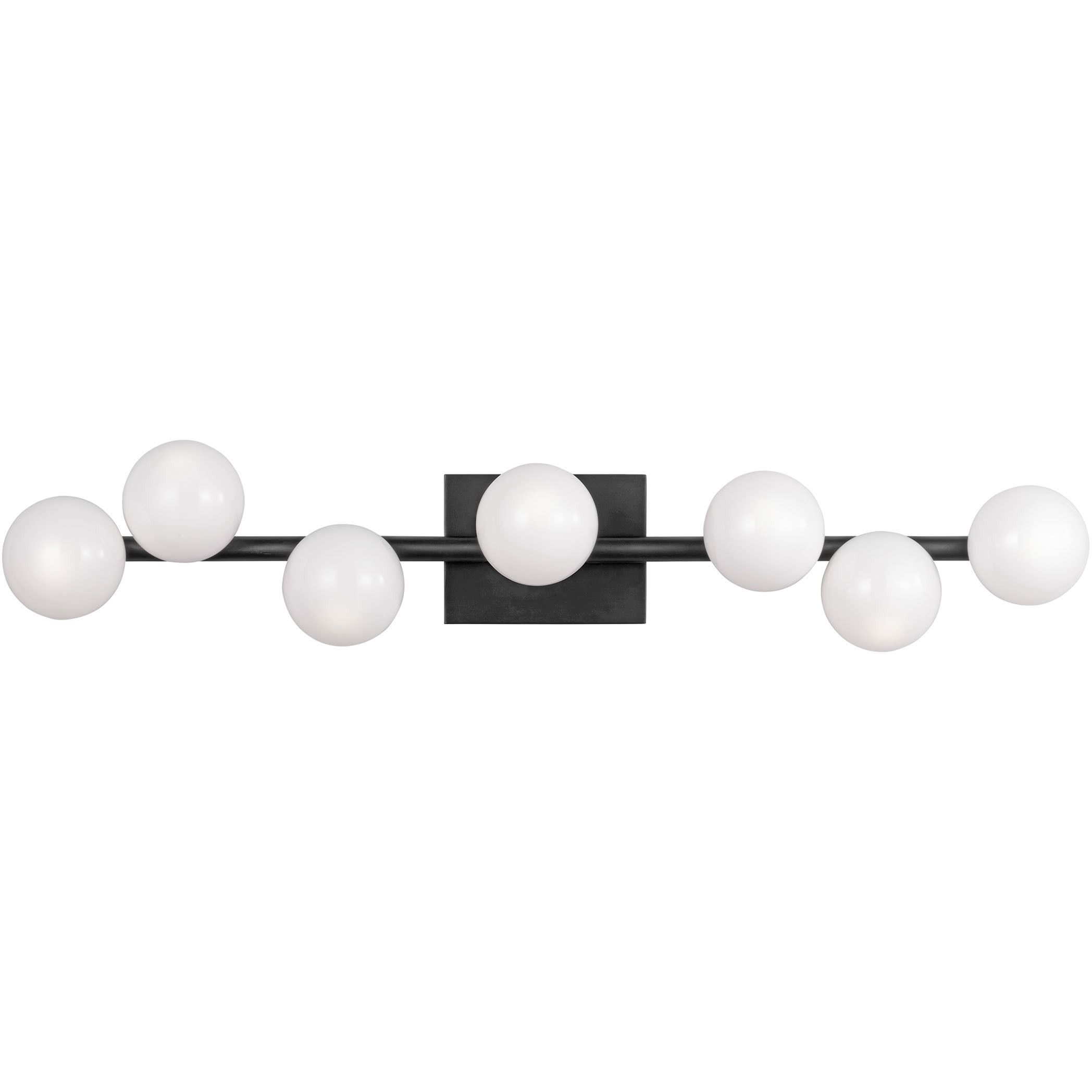 Sean Lavin Altair 7 Light 32 inch Aged Iron Bath Vanity Wall Light