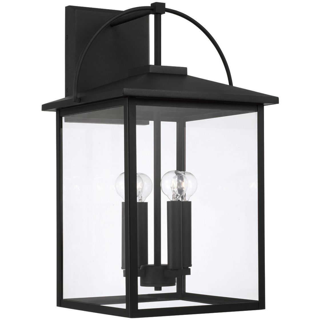 Bryson 4 Light 22.75 inch Black Outdoor Wall Lantern