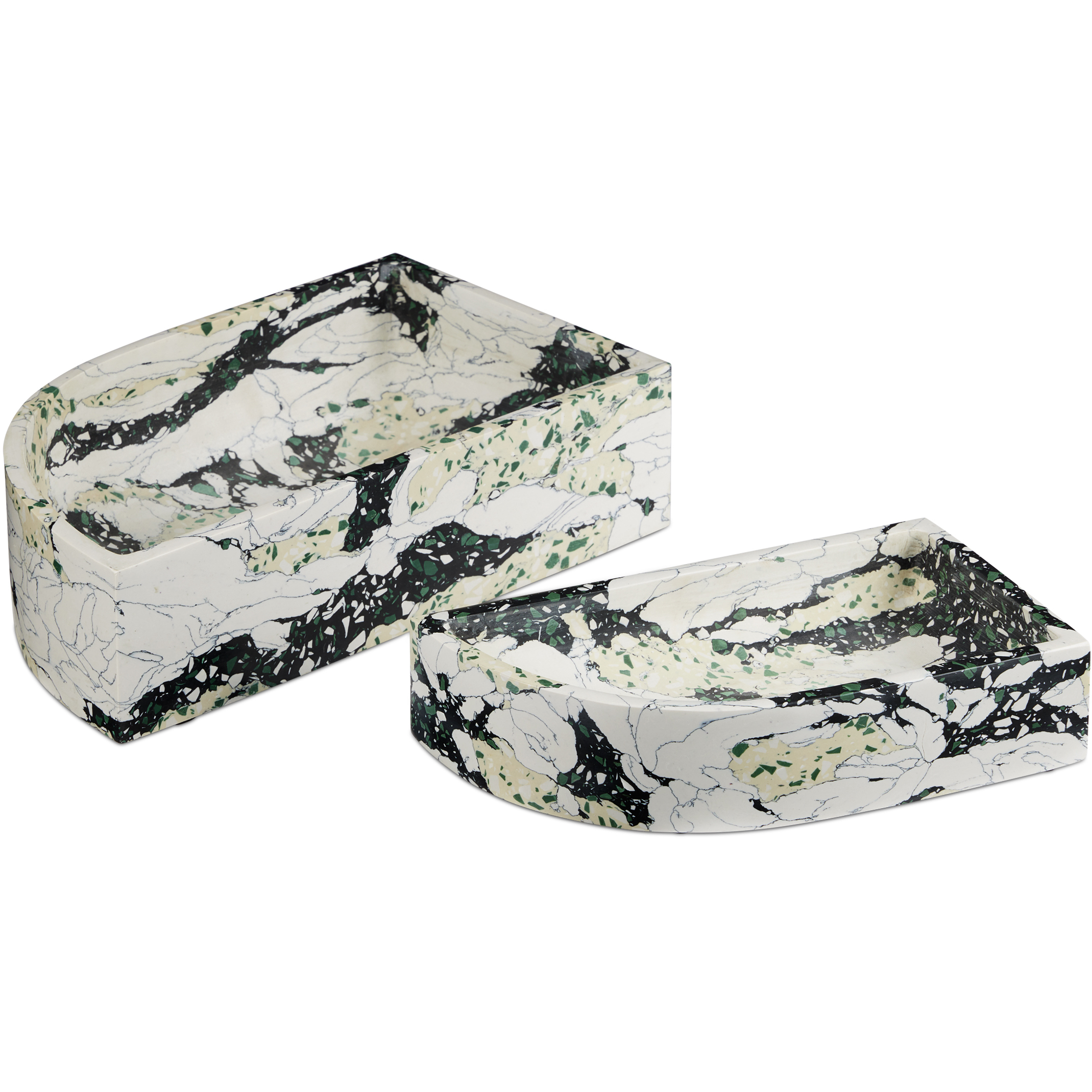 Fossey White/Black Tray