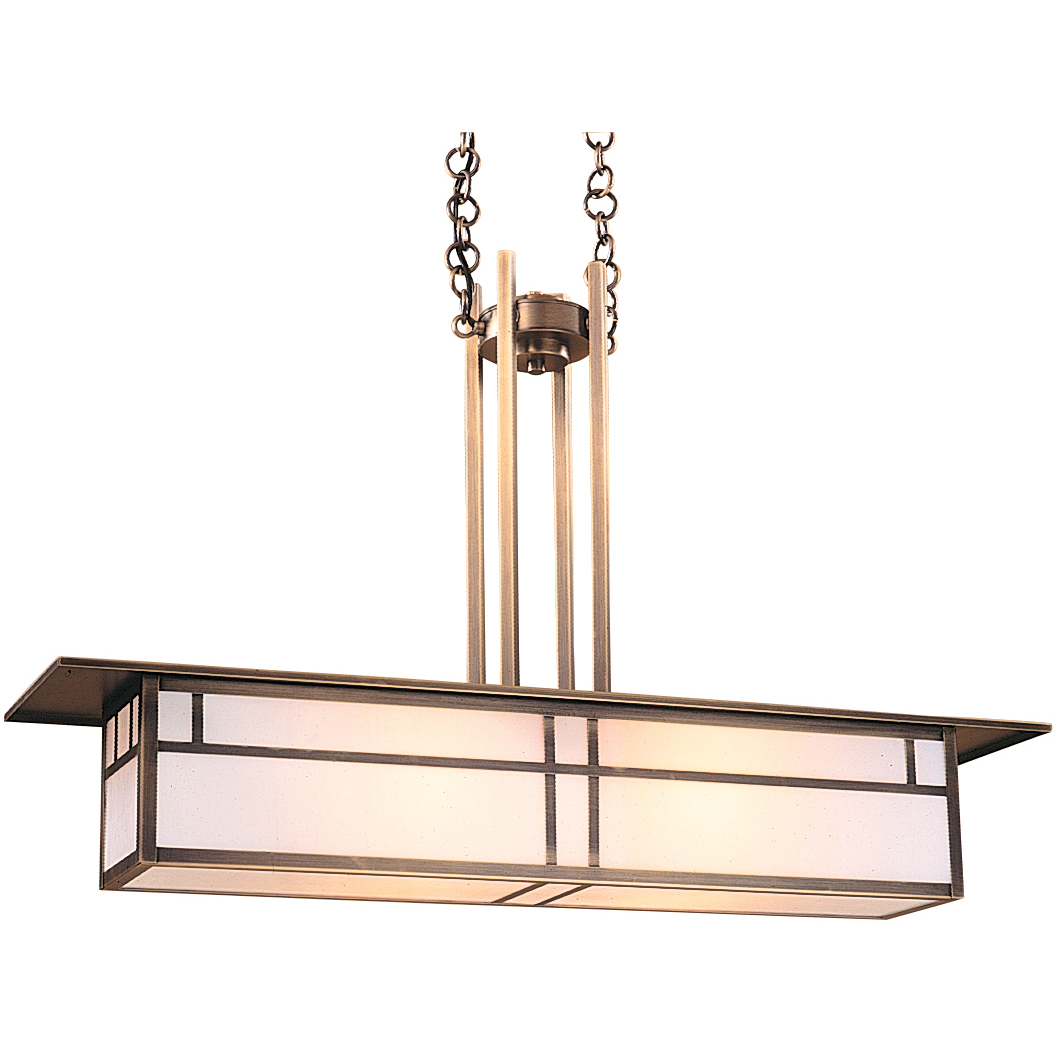 Huntington 2 Light 8.63 inch Raw Copper Pendant Ceiling Light in Almond Mica, Double T-Bar Overlay