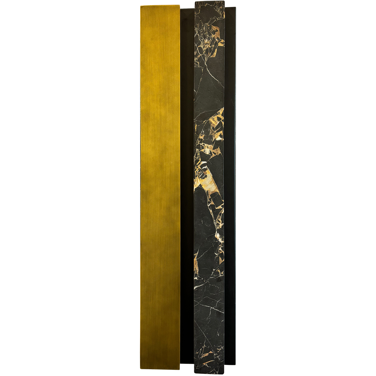 Paris LED 32 inch Painted Antique Brass Outdoor Wall Sconce
