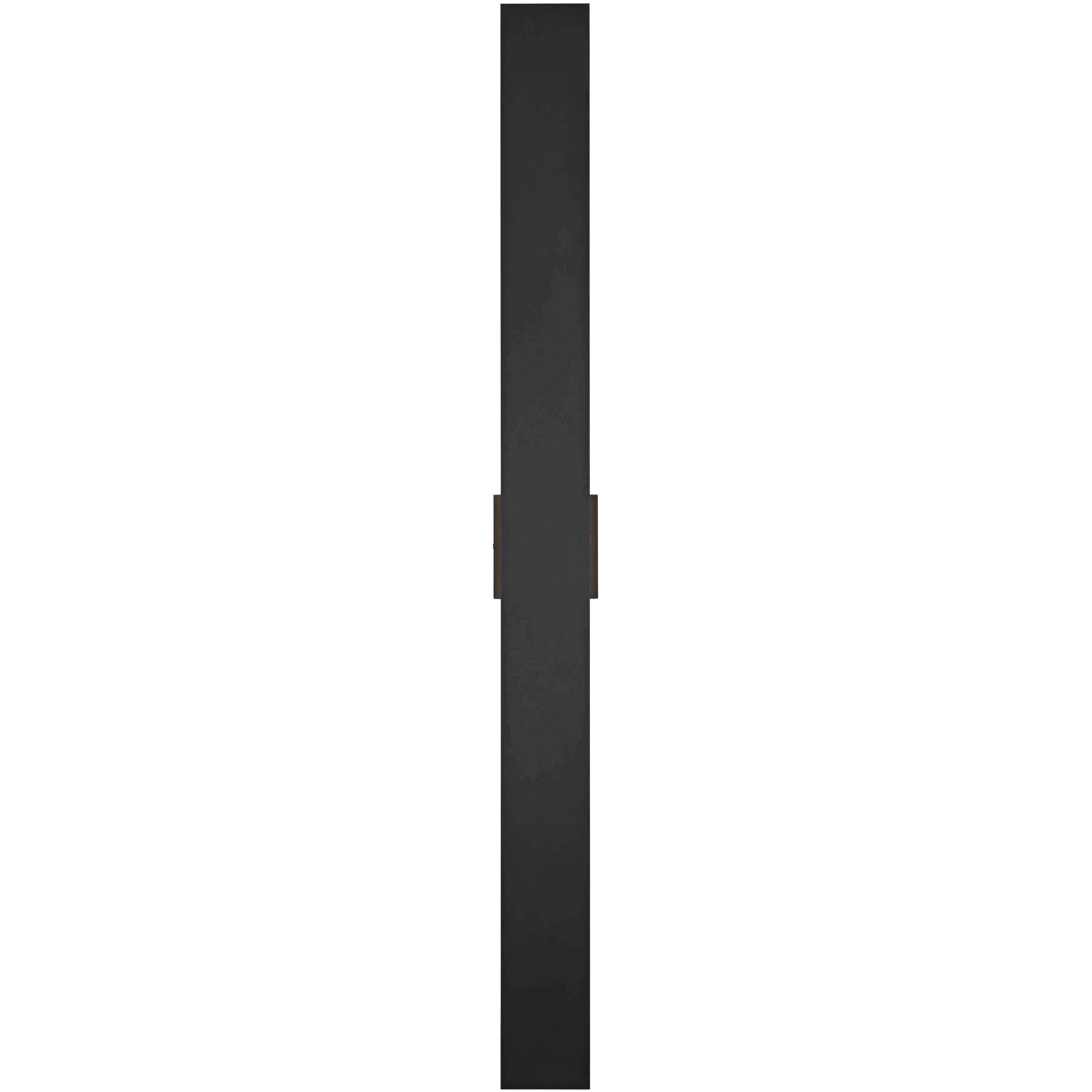 Waylen 2 Light 48 inch Black Outdoor Wall Sconce