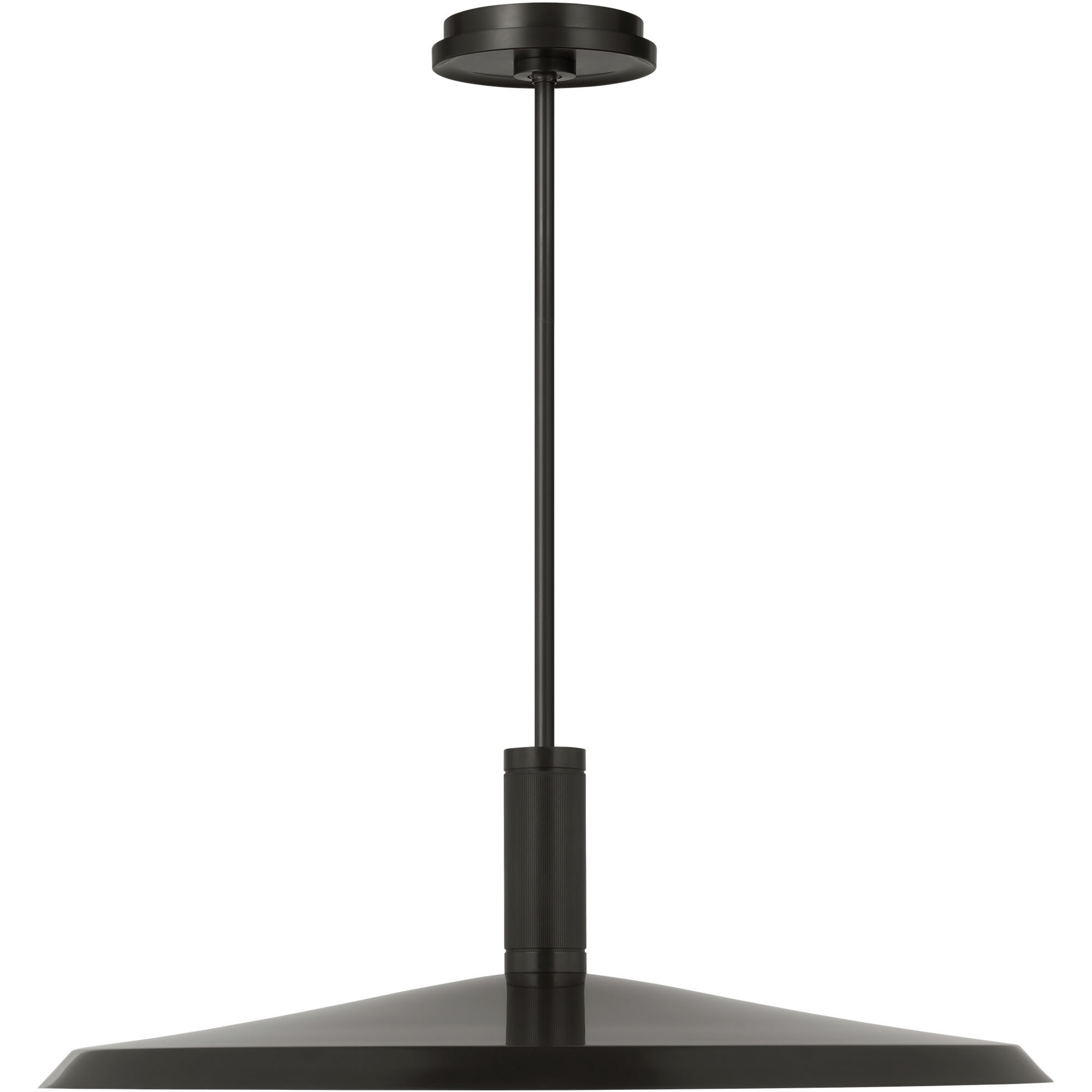 Avroko Saucer Direct LED 24 inch Bronze and Darkened Brass Pendant Ceiling Light