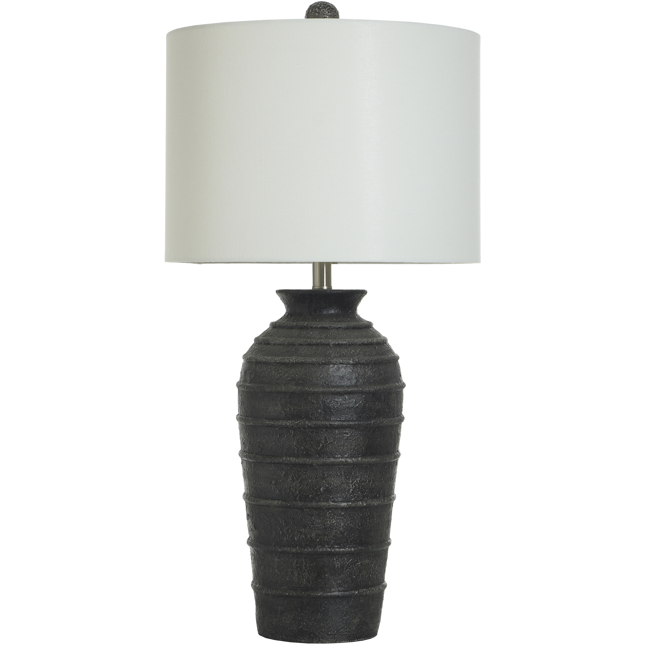 Hampton 32 inch 150.00 watt Matte Black Table Lamp Portable Light