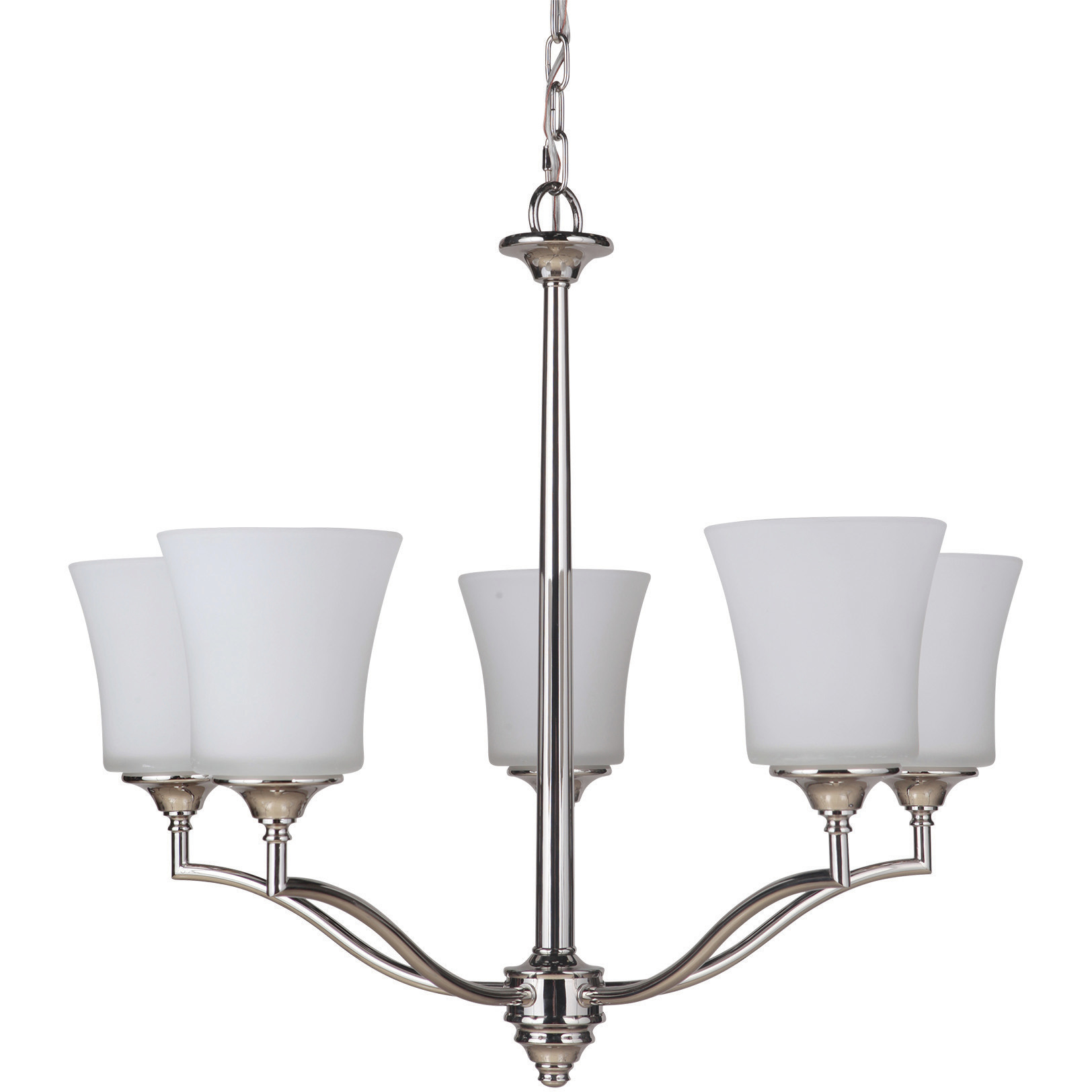 Craftmade Jeremiah 41725PLN Helena 5 Light 25.5 inch Polished Nickel