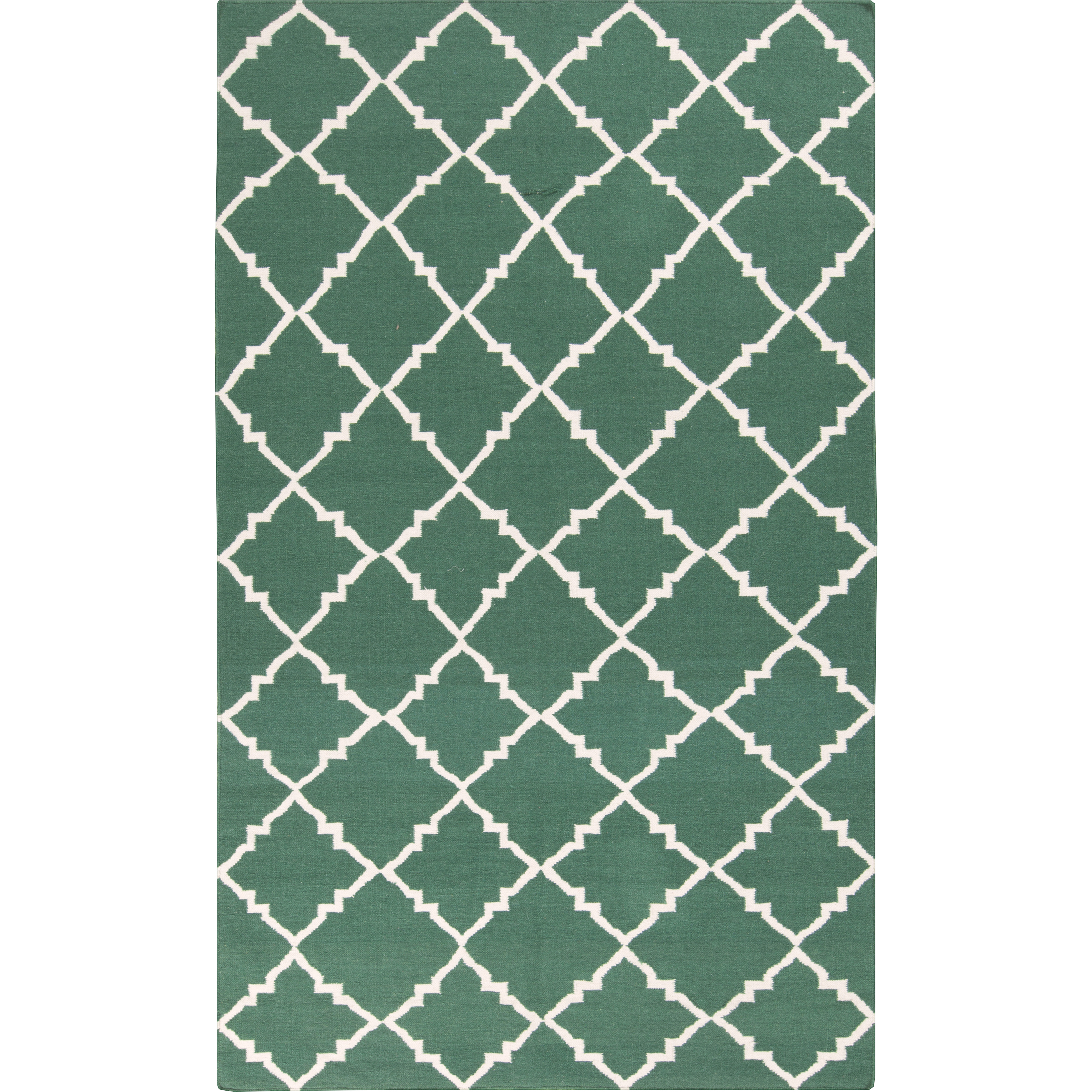 Frontier 66 X 42 inch Dark Green, Ivory Rug