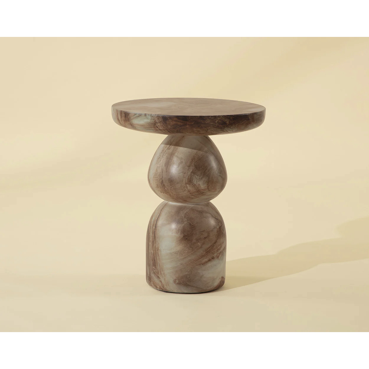 Orielle 21.5 X 18 inch Brown Outdoor End Table
