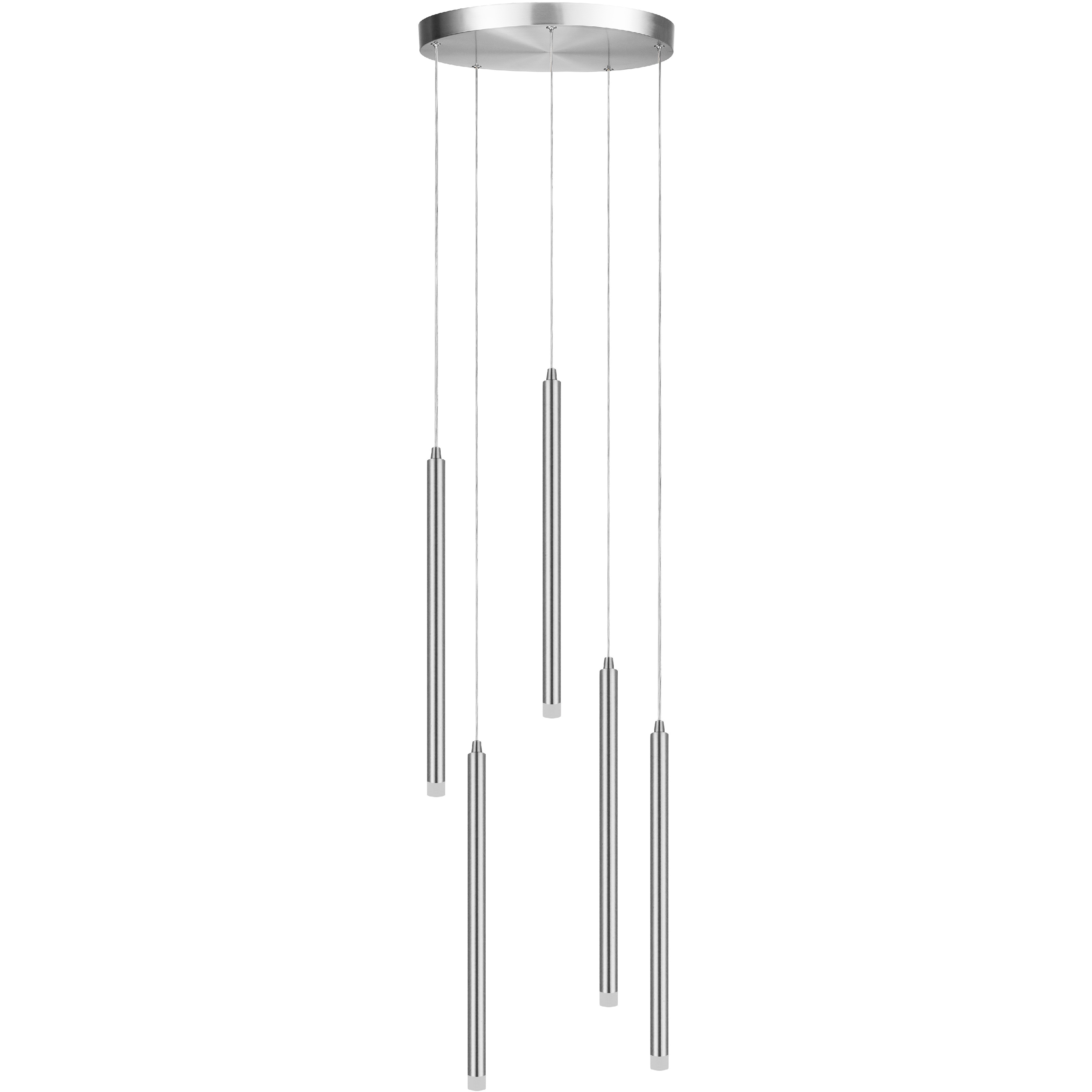 Sanya LED 24 inch Polished Chrome Multi Pendant Ceiling Light