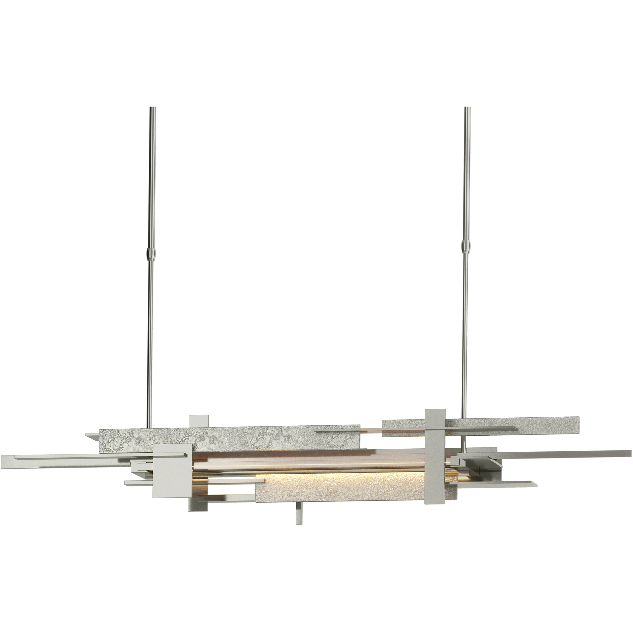 Planar LED 48.3 inch Sterling and Sterling Pendant Ceiling Light