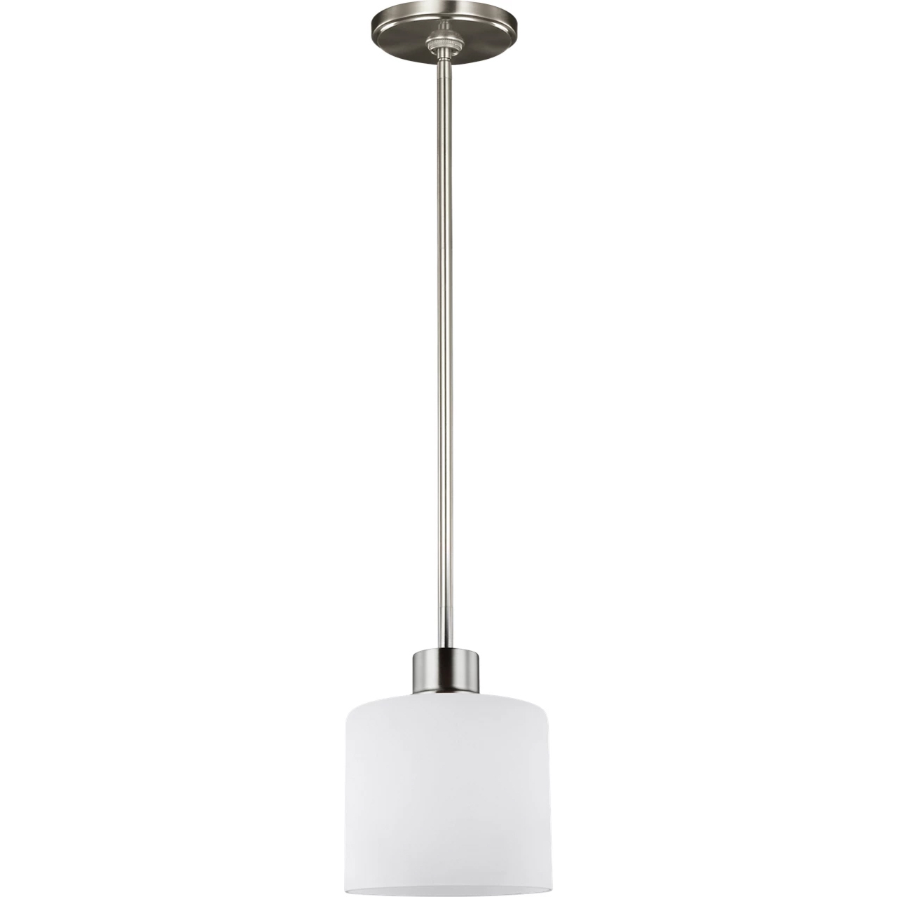 Canfield LED 5.5 inch Brushed Nickel Pendant Ceiling Light