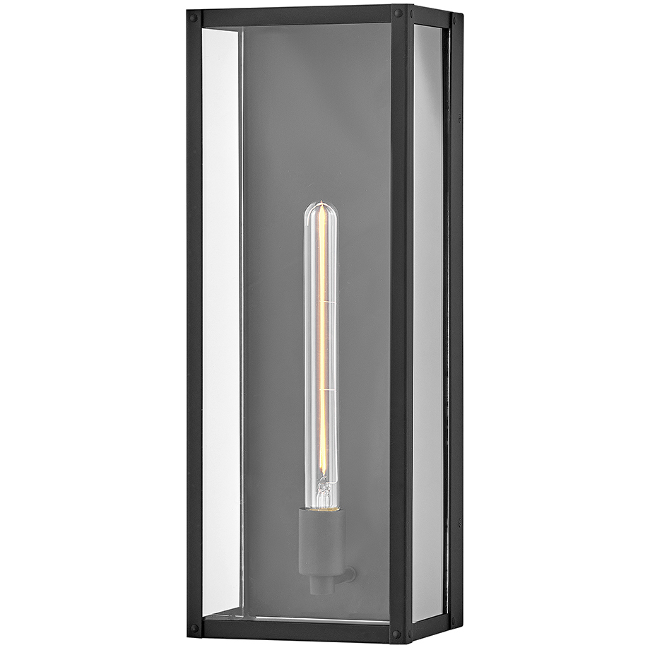 Estate Series Max 1 Light 20 inch Black Outdoor Wall Mount Lantern