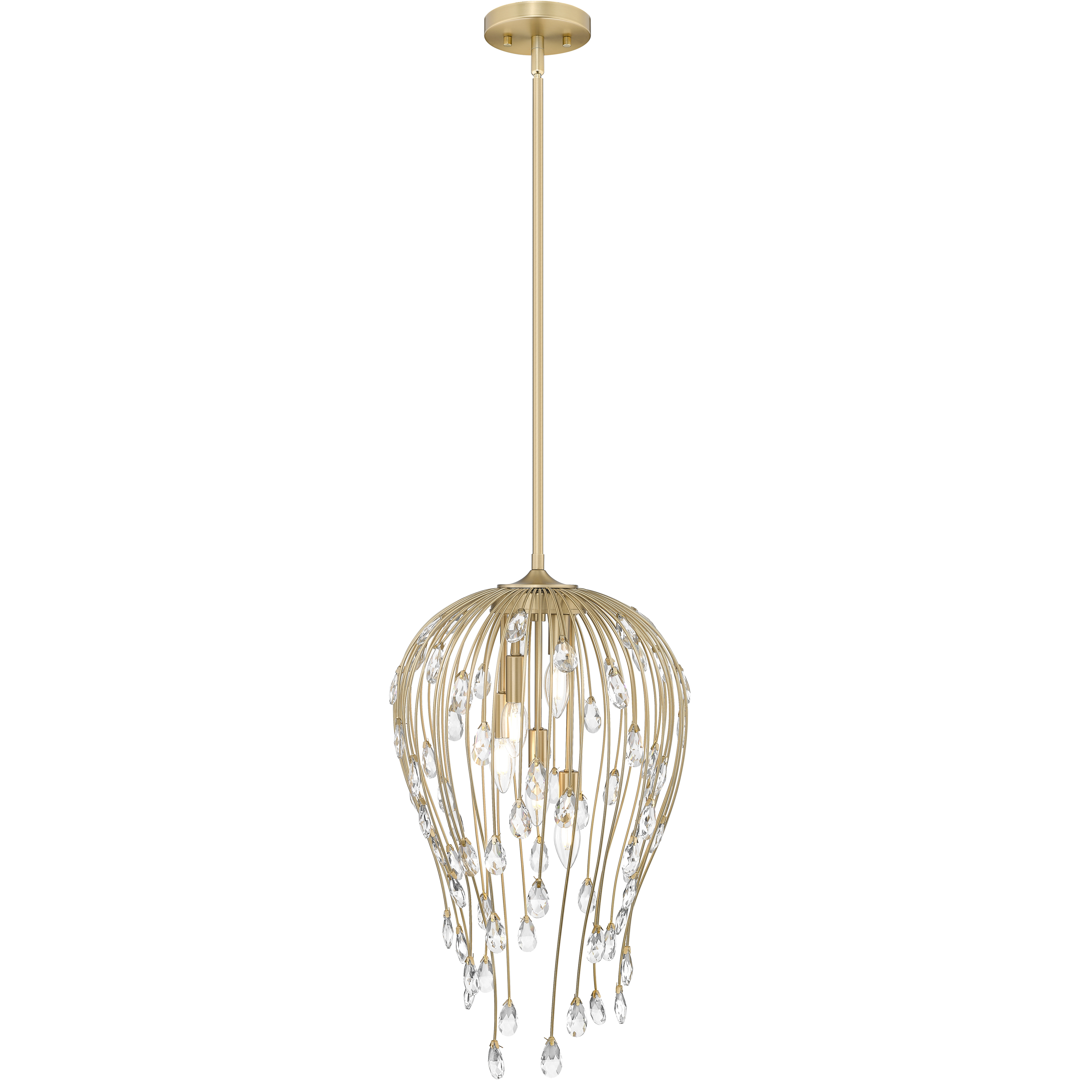 Gabriella 5 Light 15 inch Modern Gold Pendant Ceiling Light