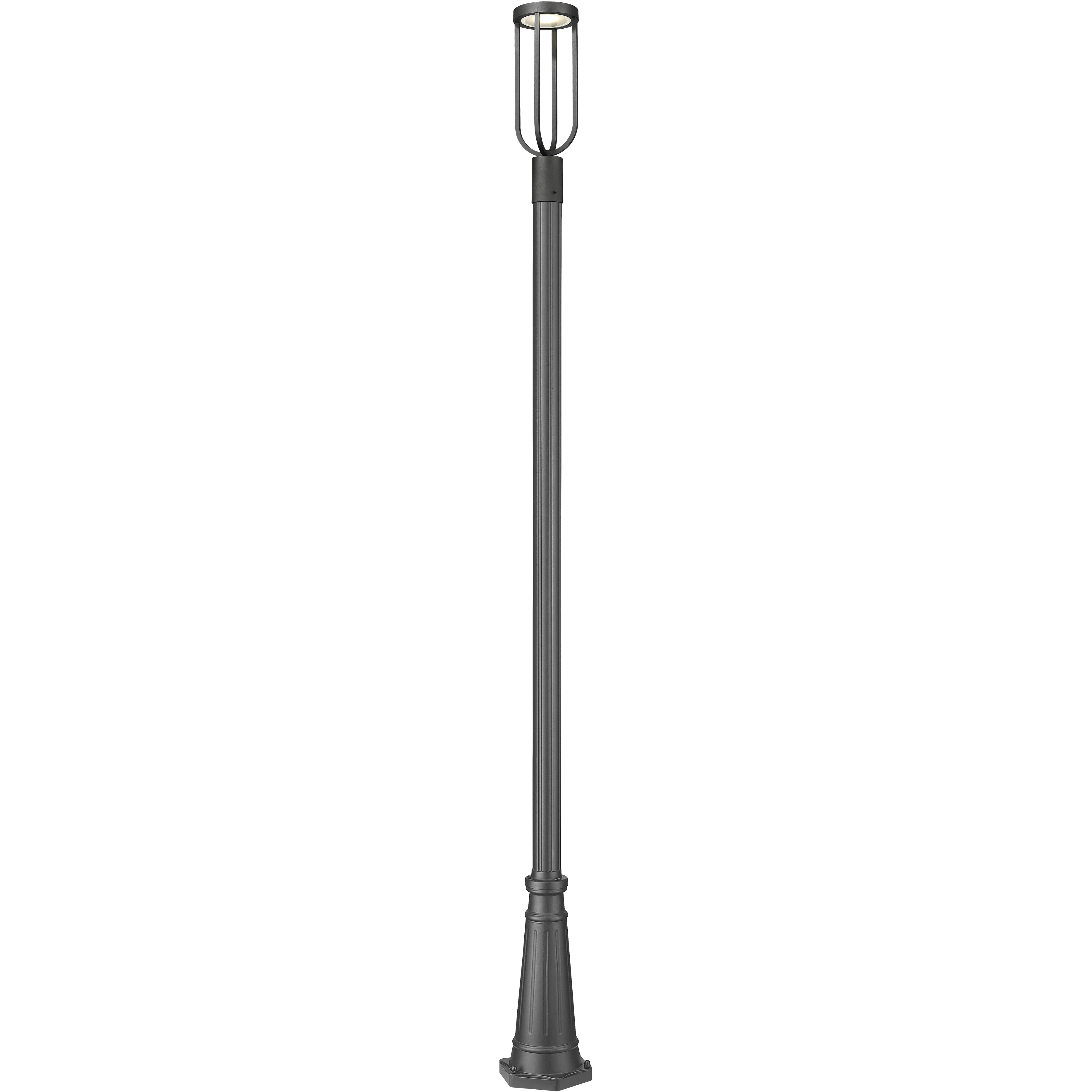 Leland LED 112.5 inch Sand Black Outdoor Post Mounted Fixture