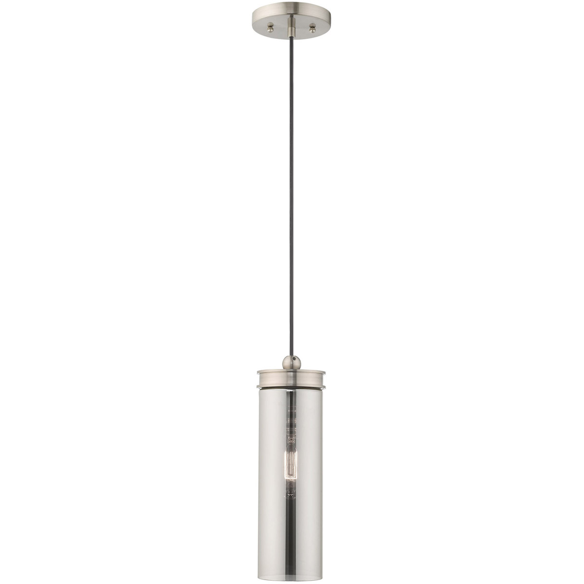 Devoe 1 Light 5.13 inch Brushed Nickel Mini Pendant Ceiling Light