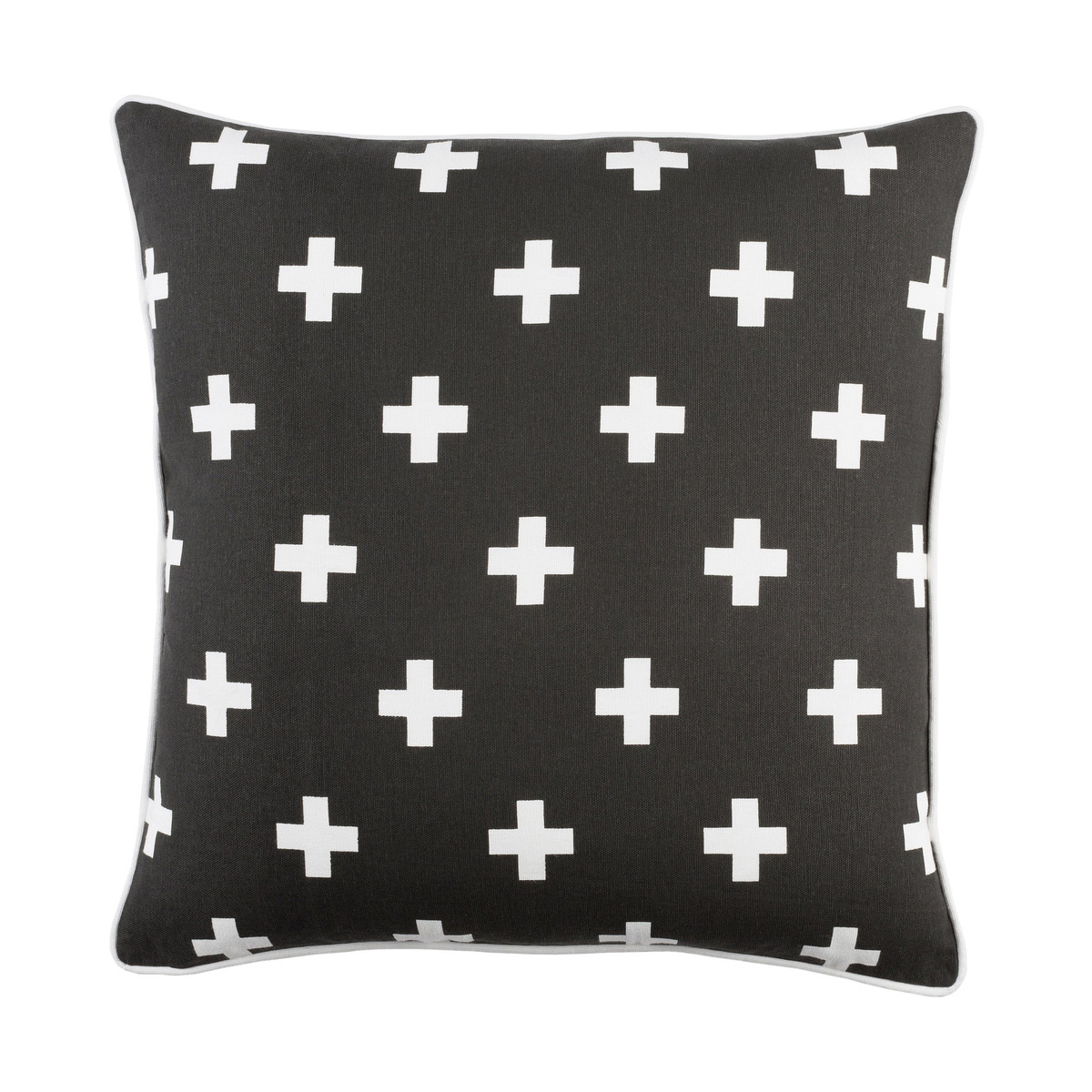 Inga 18 X 18 inch Black/White Pillow Kit, Square
